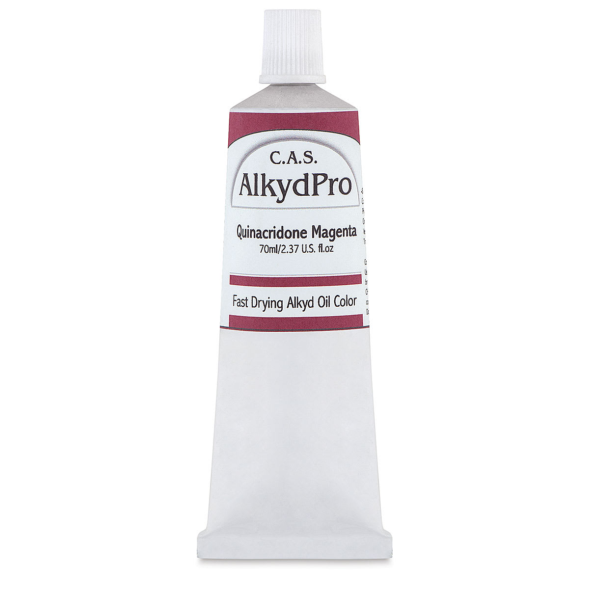 CAS AlkydPro Fast-Drying Alkyd Oil Color - Quinacridone Magenta, 70 ml tube