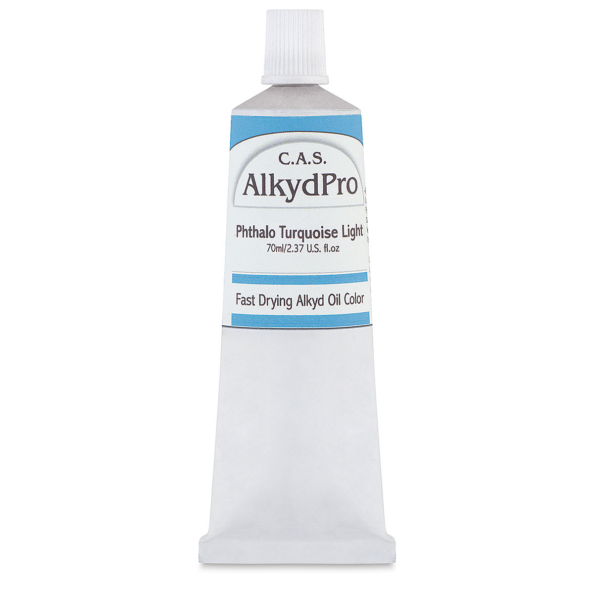 CAS AlkydPro Fast-Drying Alkyd Oil Color - Phthalo Turquoise Light, 70 ml tube