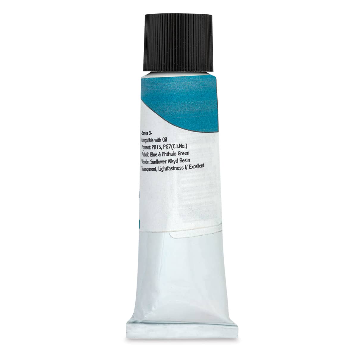 CAS AlkydPro Fast-Drying Alkyd Oil Color - Phthalo Turquoise, 37 ml tube back