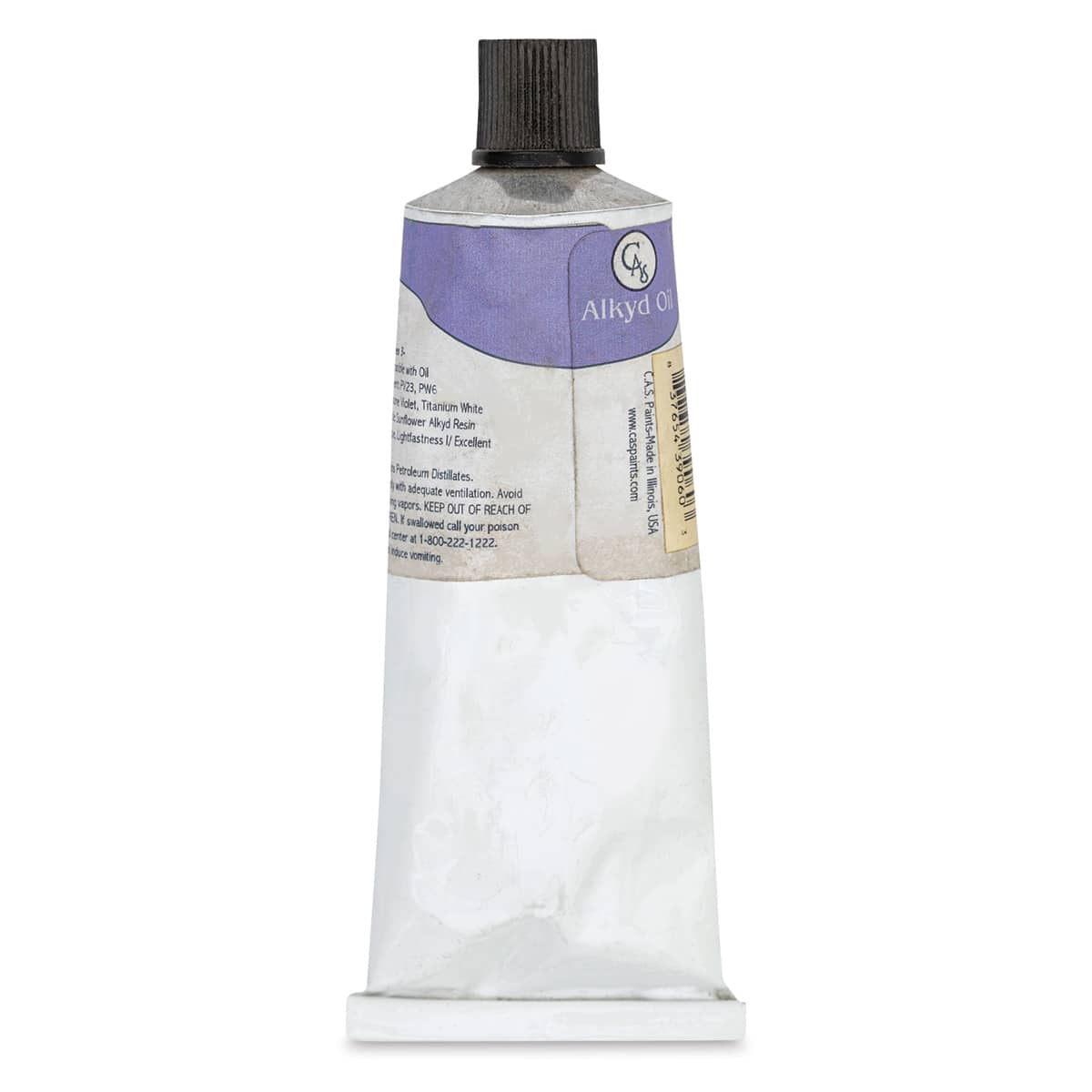 CAS AlkydPro Fast-Drying Alkyd Oil Color - Brilliant Purple, 120 ml tube back