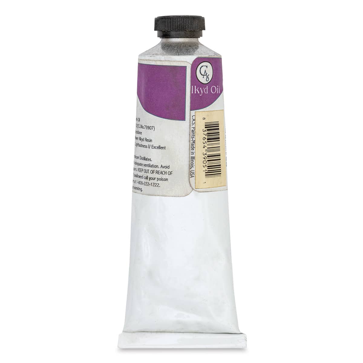 CAS AlkydPro Fast-Drying Alkyd Oil Color - Quinacridone Magenta Deep, 70 ml tube back