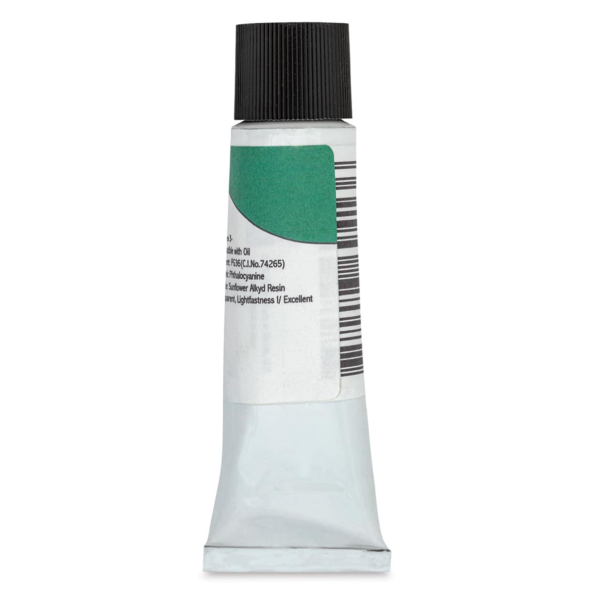 CAS AlkydPro Fast-Drying Alkyd Oil Color - Phthalo Green Yellow Shade, 37 ml tube back