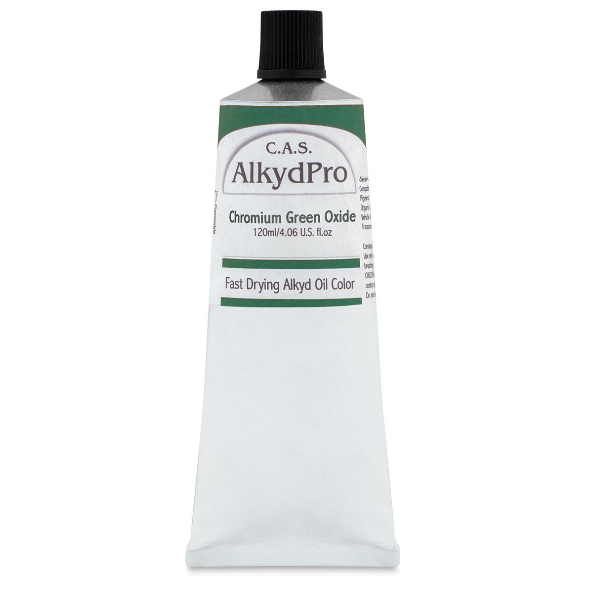 CAS AlkydPro Fast-Drying Alkyd Oil Color - Chromium Green Oxide, 120 ml tube