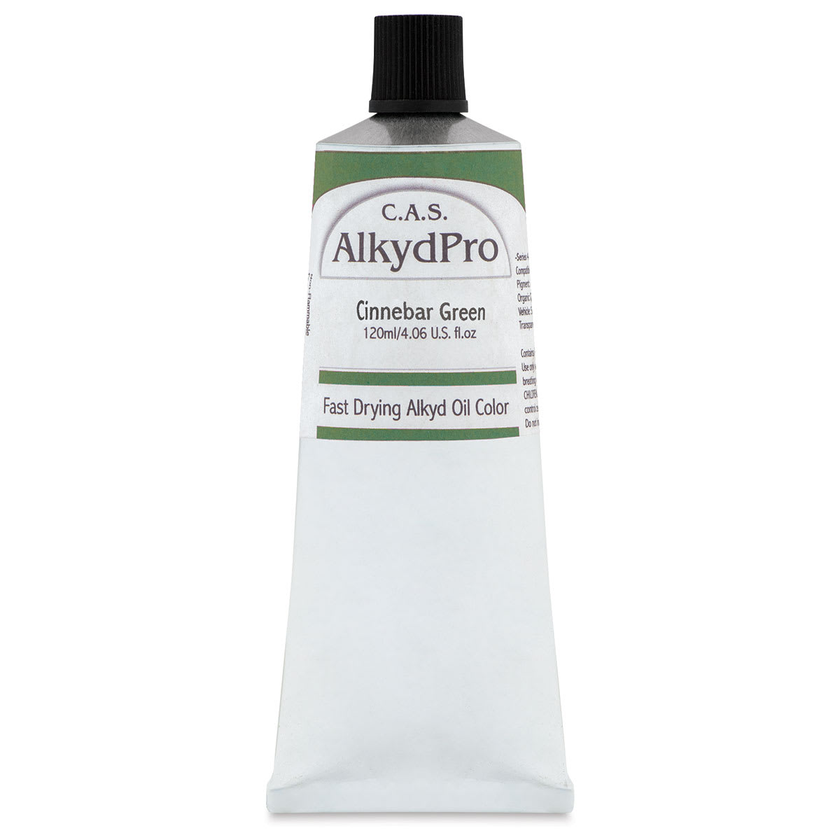 CAS AlkydPro Fast-Drying Alkyd Oil Color - Cinnebar Green, 120 ml tube