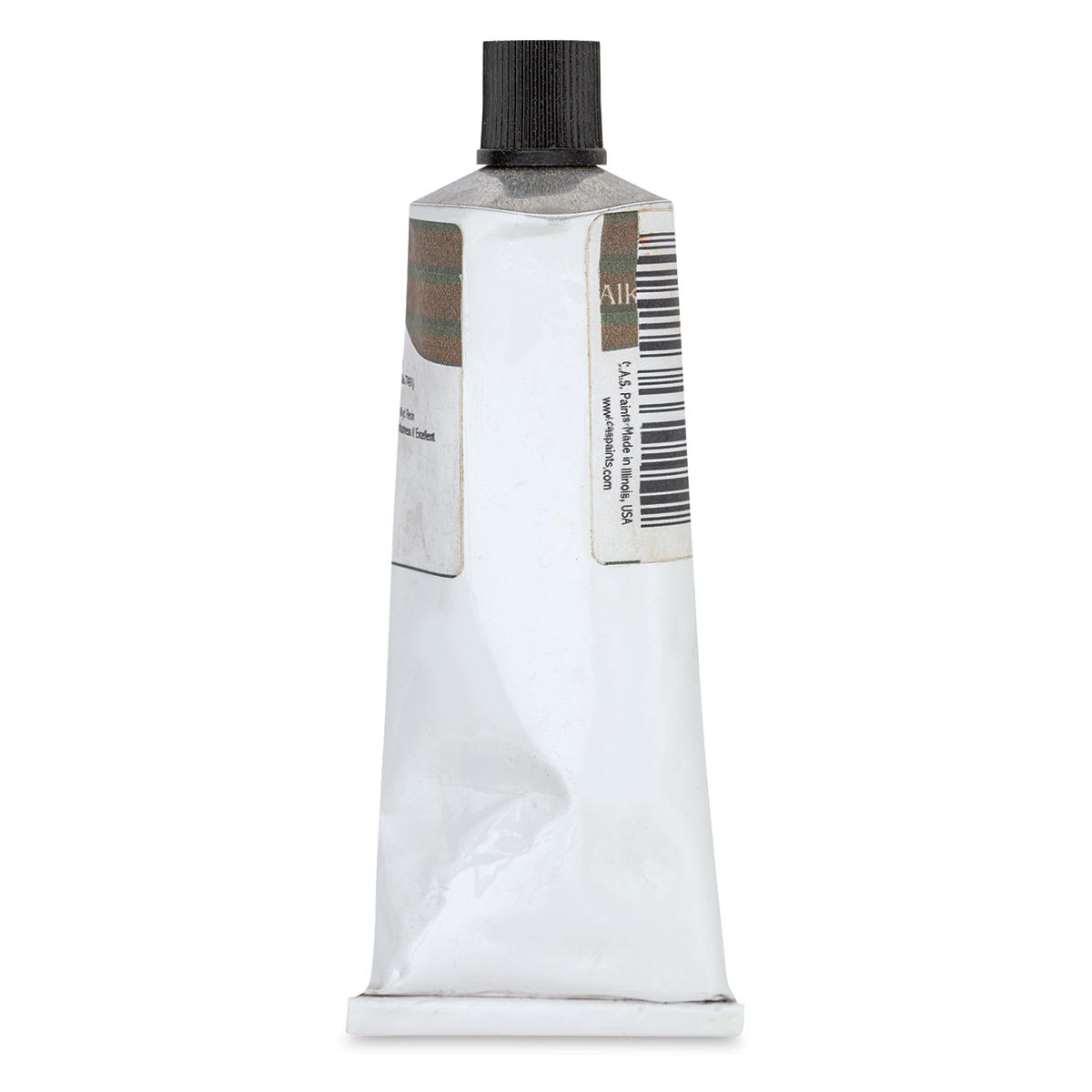 CAS AlkydPro Fast-Drying Alkyd Oil Color - Burnt Umber, 120 ml tube back