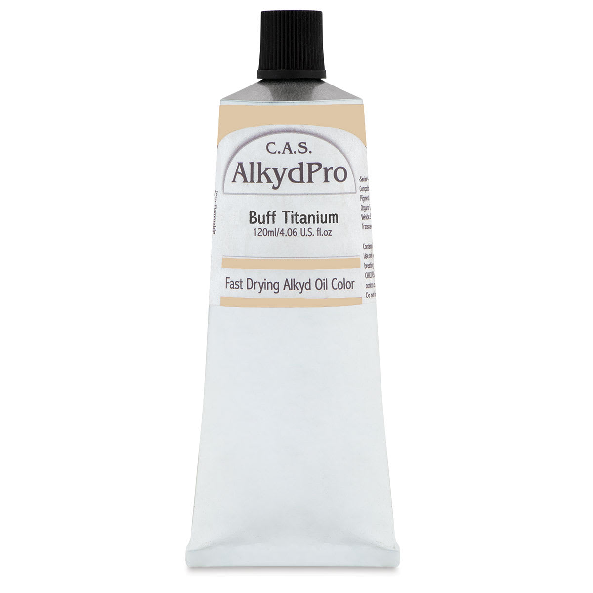 CAS AlkydPro Fast-Drying Alkyd Oil Color - Buff Titanium, 120 ml tube