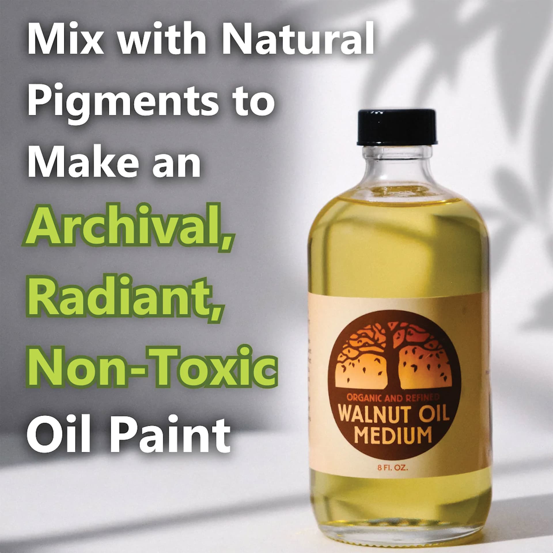 Mix with Natural Pigments to Make an Archival, Radiant, Non-Toxic Oil Paint
