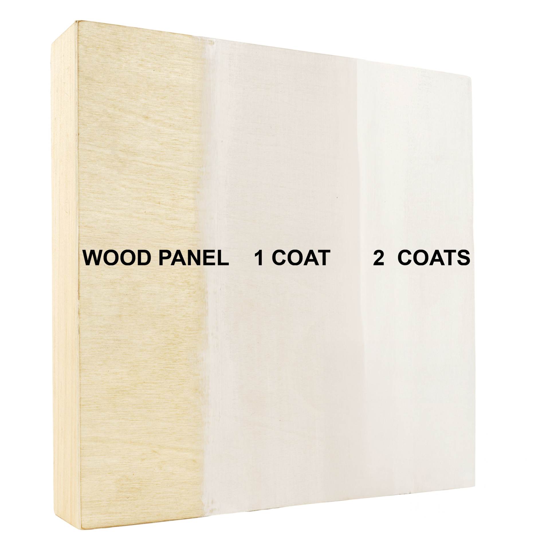 Gaffrey Acrylic Base Coat - White, Swatch