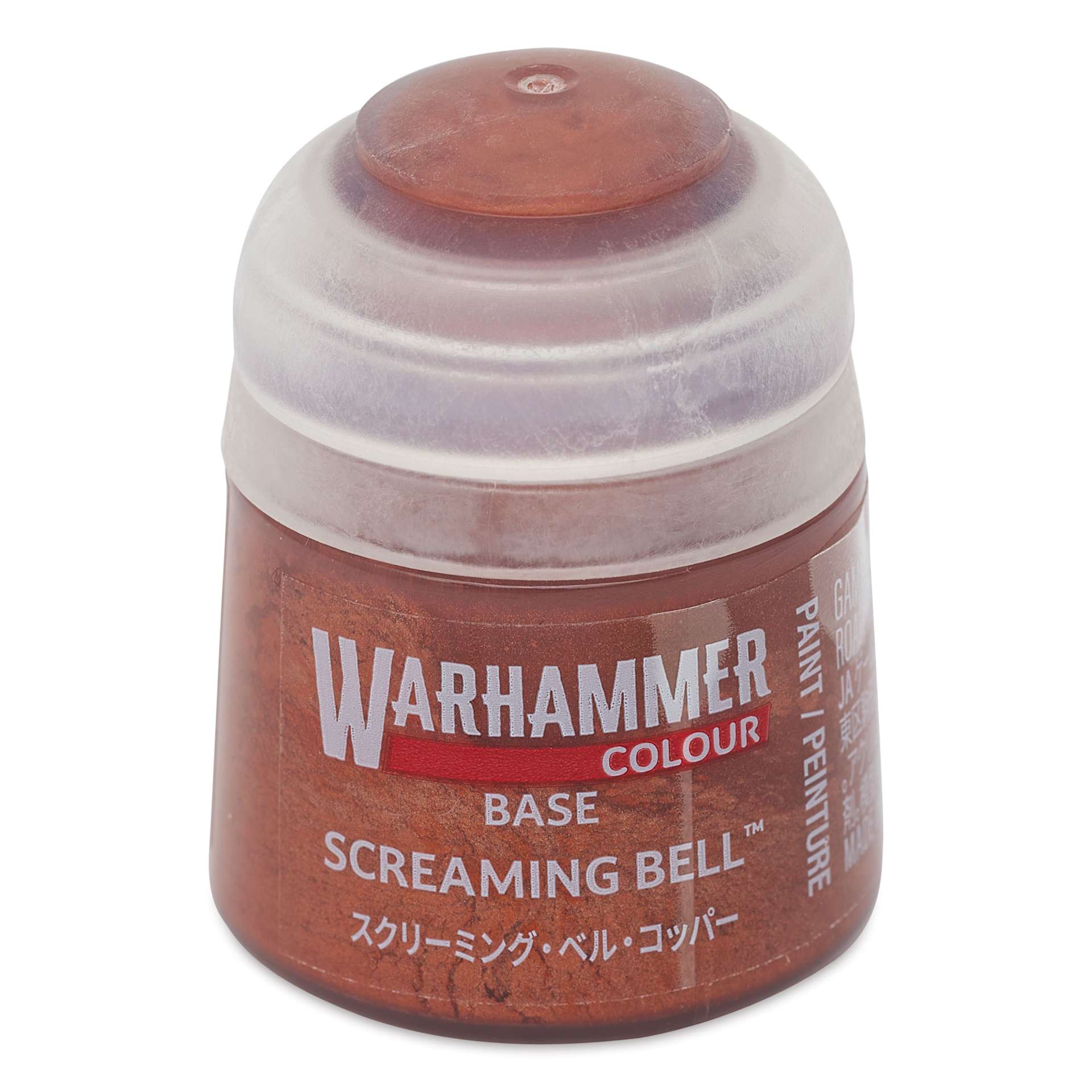Warhammer Base Acrylic Paint - Screaming Bell, 12 ml jar