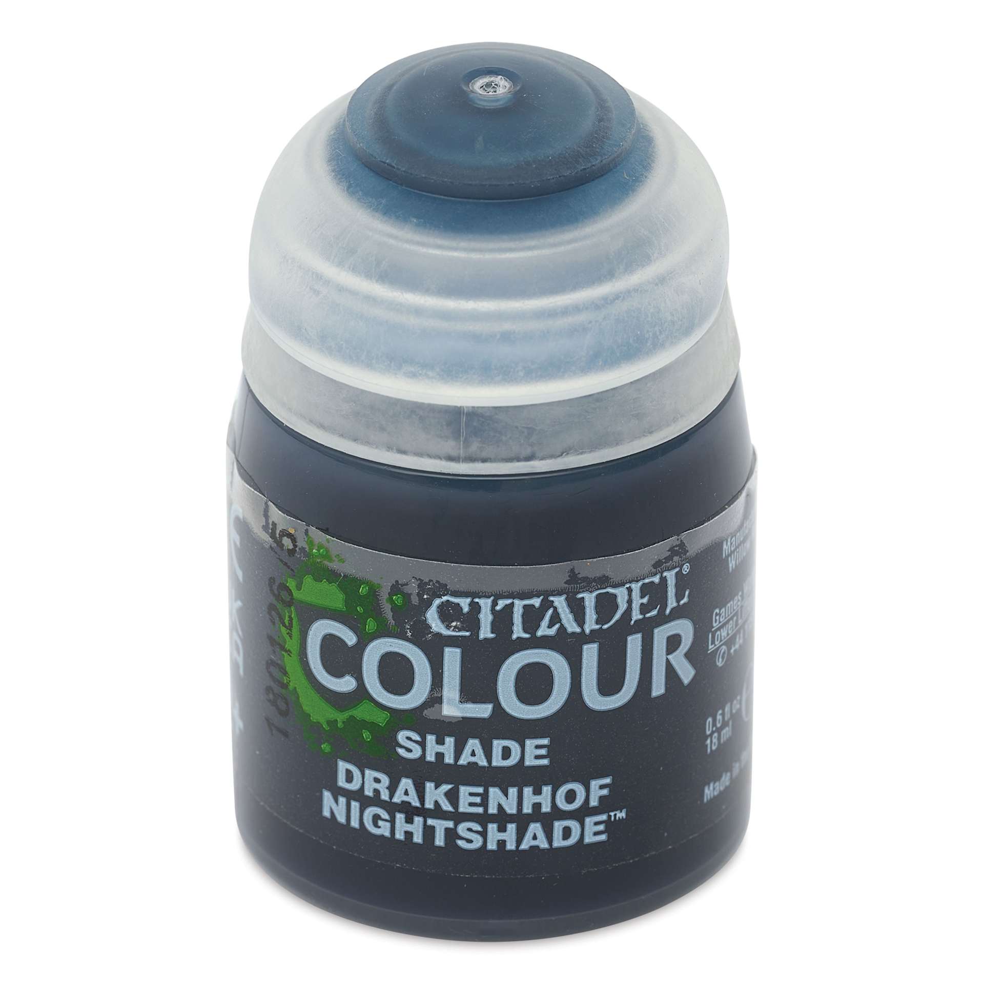Citadel Shade Acrylic Paint - Drakenhof Nightshade, 18 ml, bottle, front