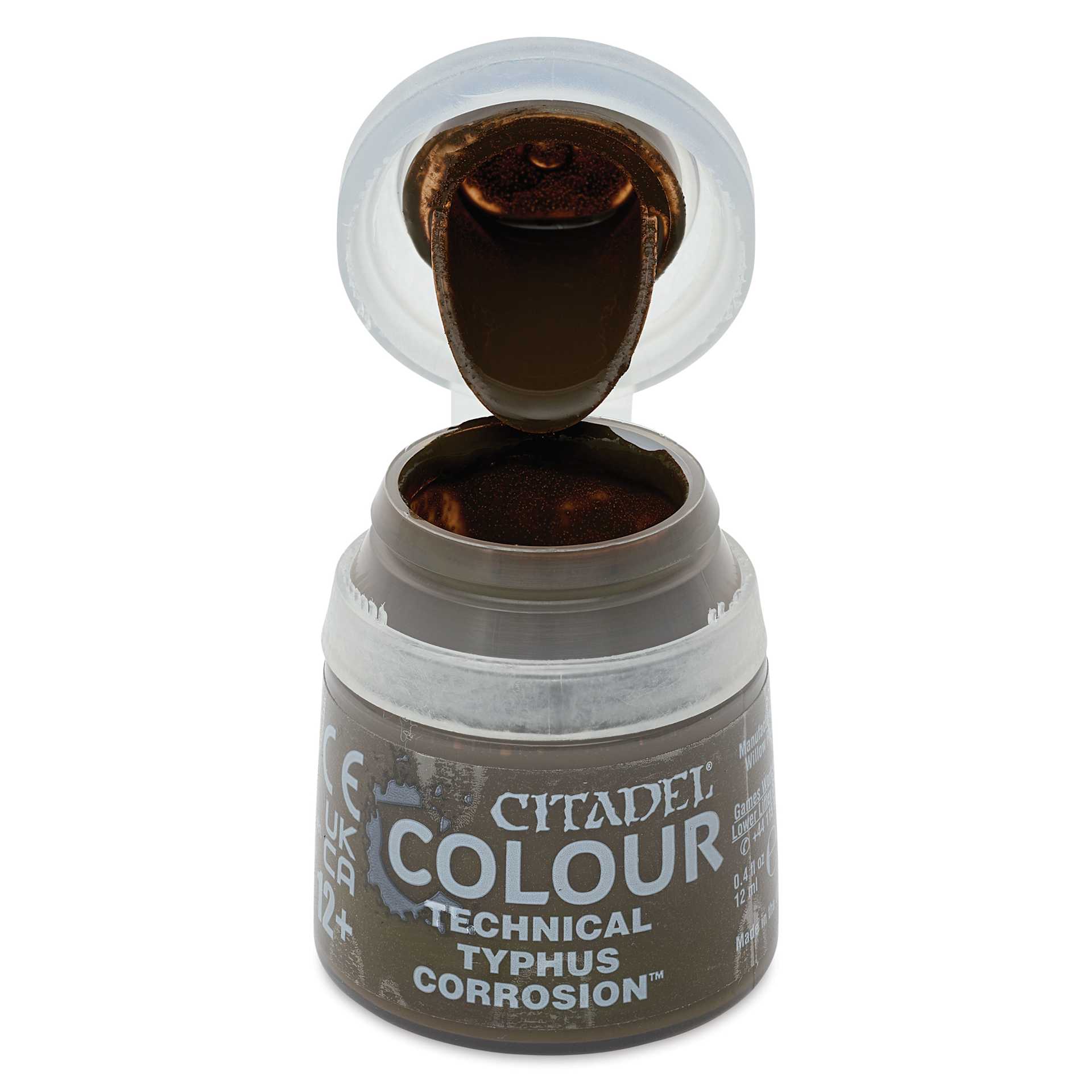 Citadel Technical Acrylic Paint - Typhus Corrosion, 12 ml, open