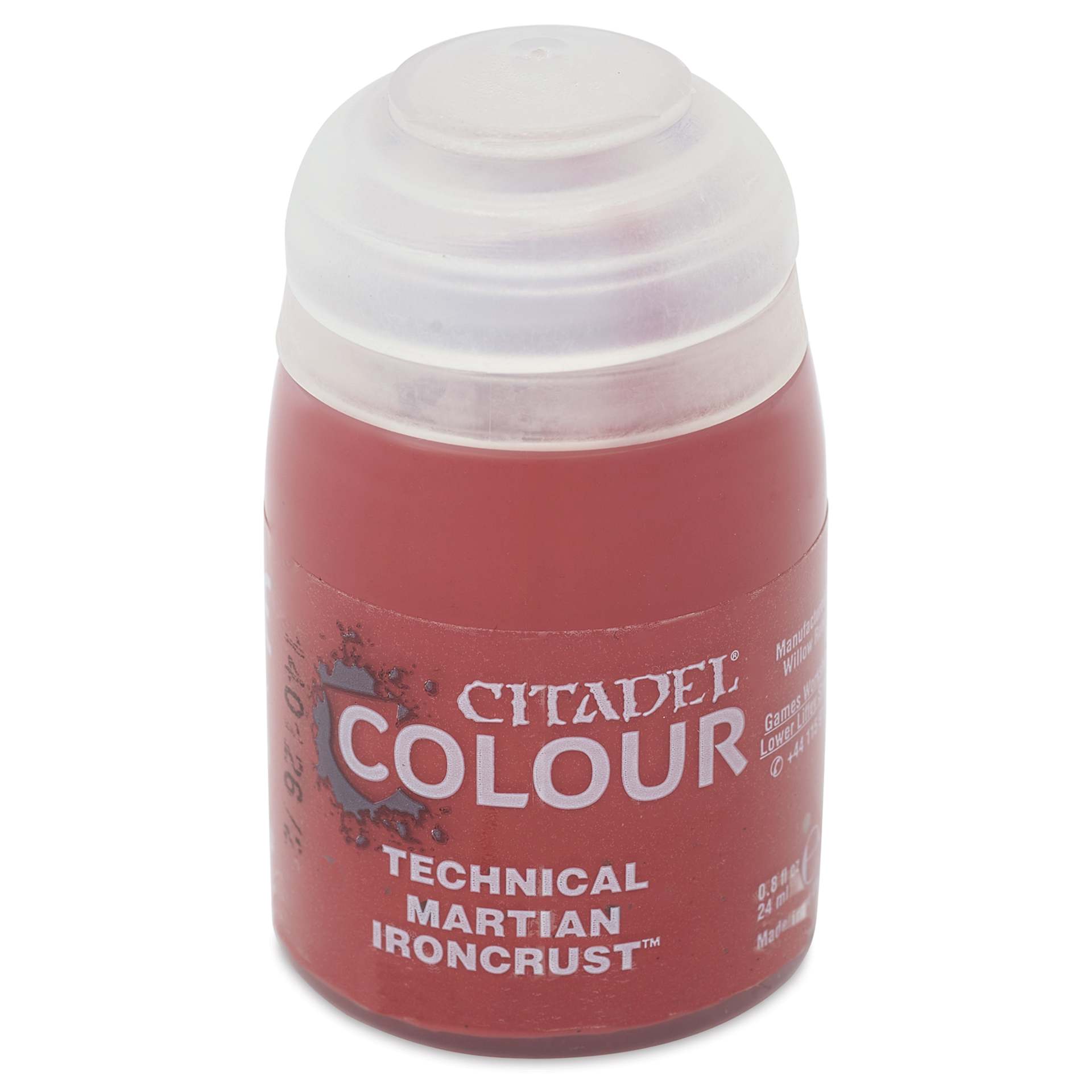 Citadel Technical Acrylic Paint - Martian Ironcrust, 24 ml, front of bottle