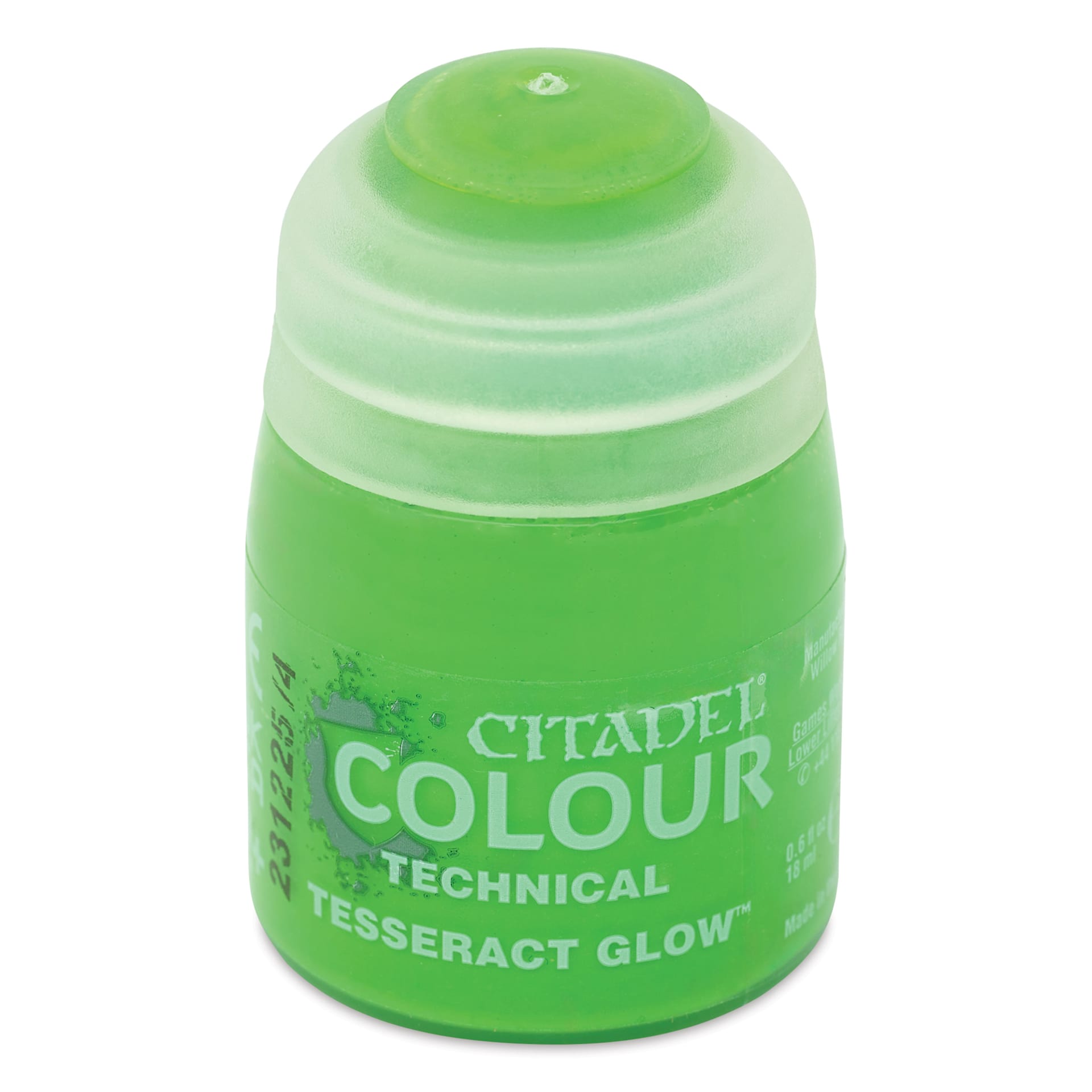 Citadel Technical Acrylic Paint - Tesseract Glow, 18 ml, front of bottle