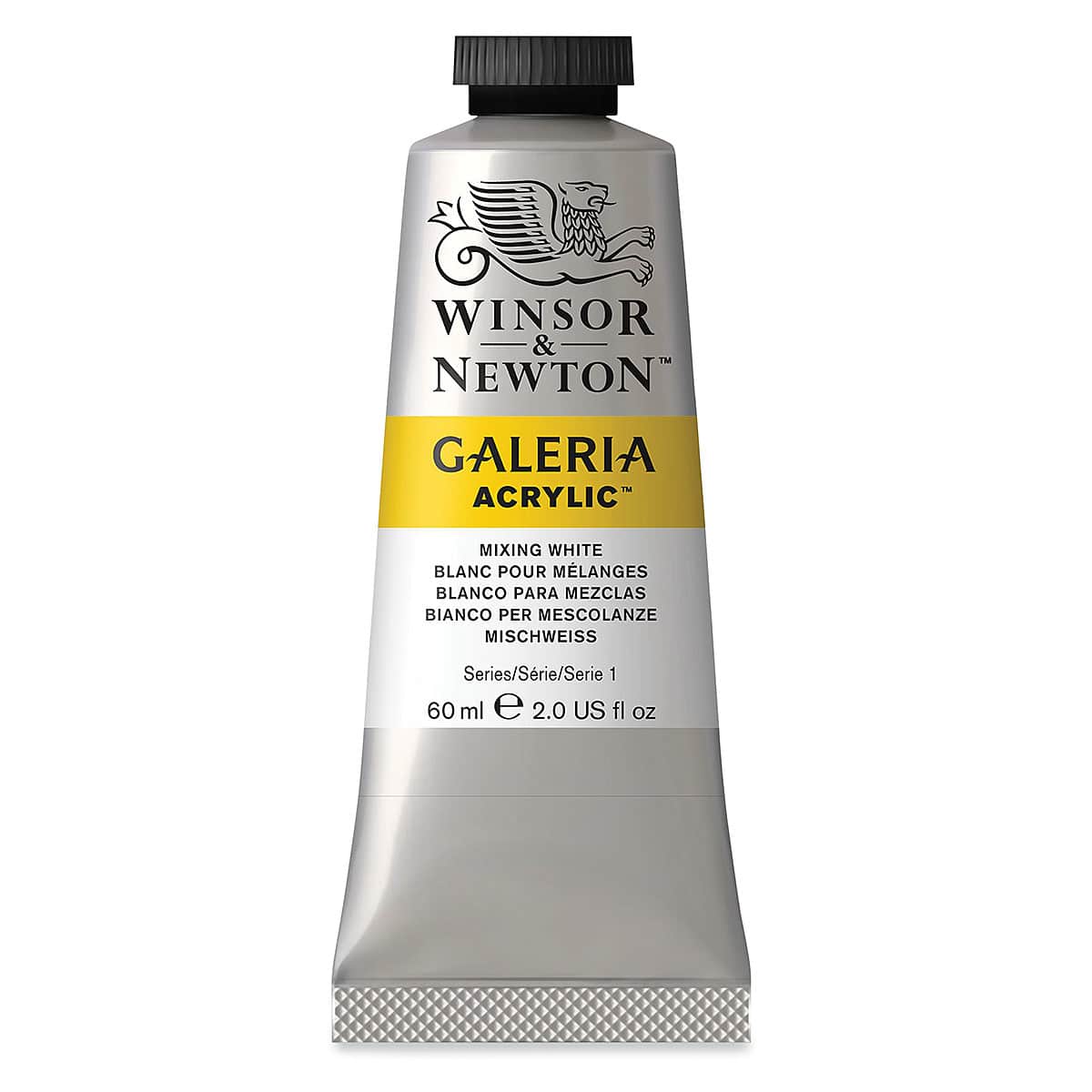 Winsor & Newton Galeria Flow Acrylics - Mixing White, 60 ml tube