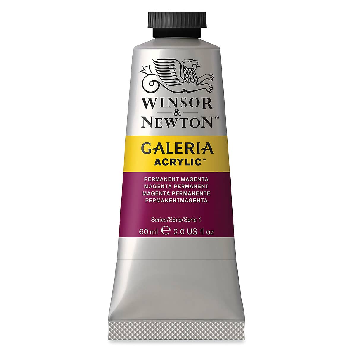 Winsor & Newton Galeria Flow Acrylics - Permanent Magenta, 60 ml tube