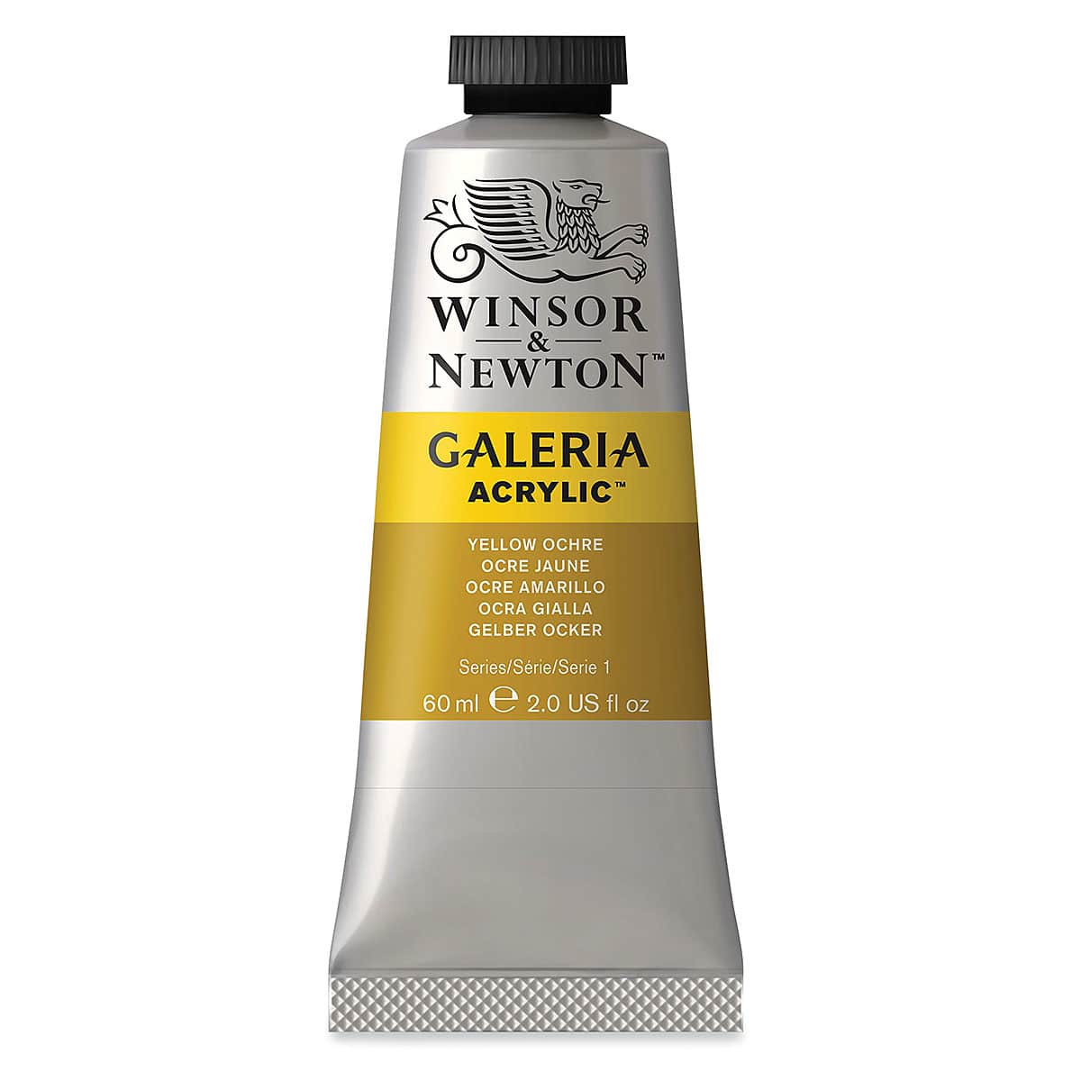 Winsor & Newton Galeria Flow Acrylics - Yellow Ochre, 60 ml tube
