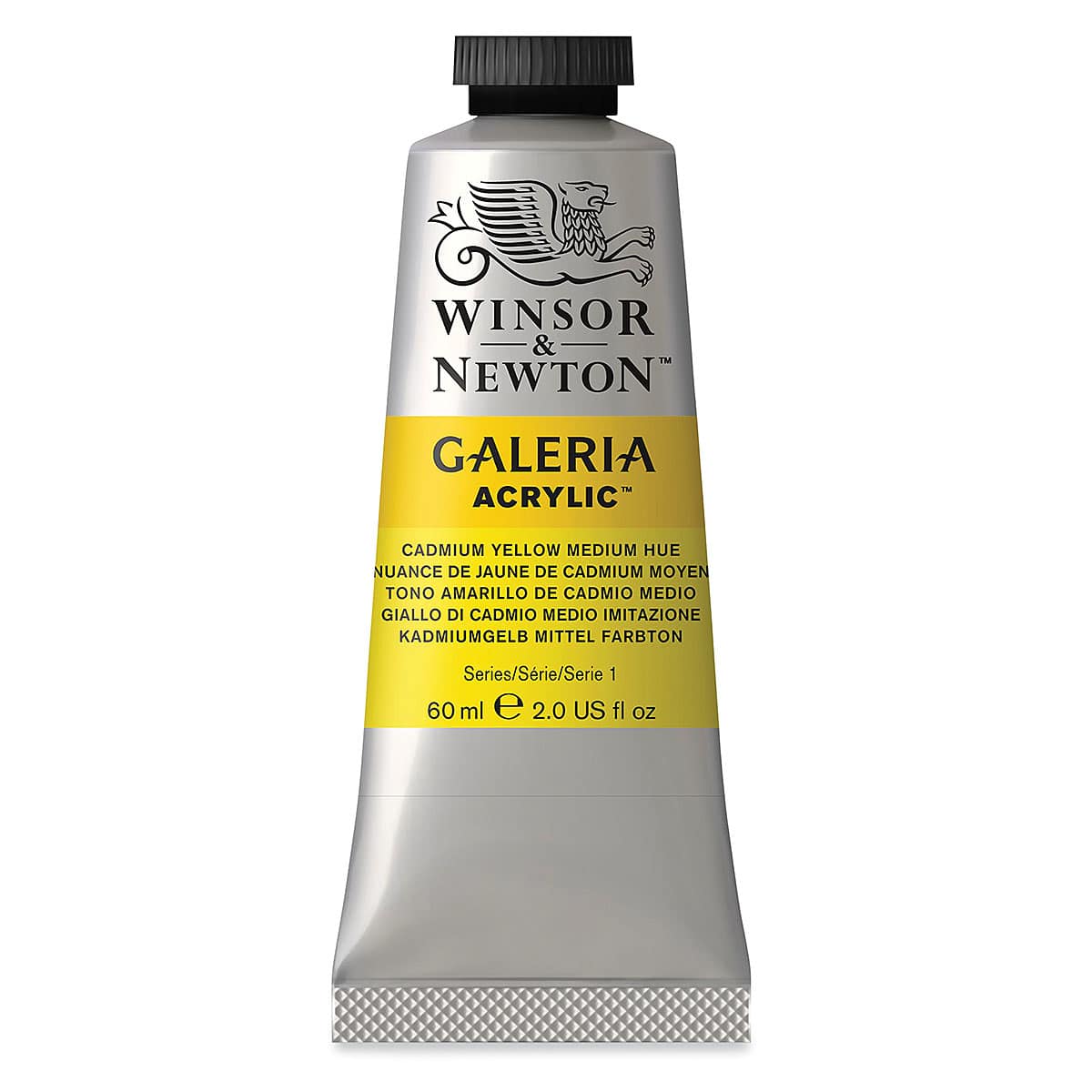 Winsor & Newton Galeria Flow Acrylics - Cadmium Yellow Medium Hue, 60 ml tube