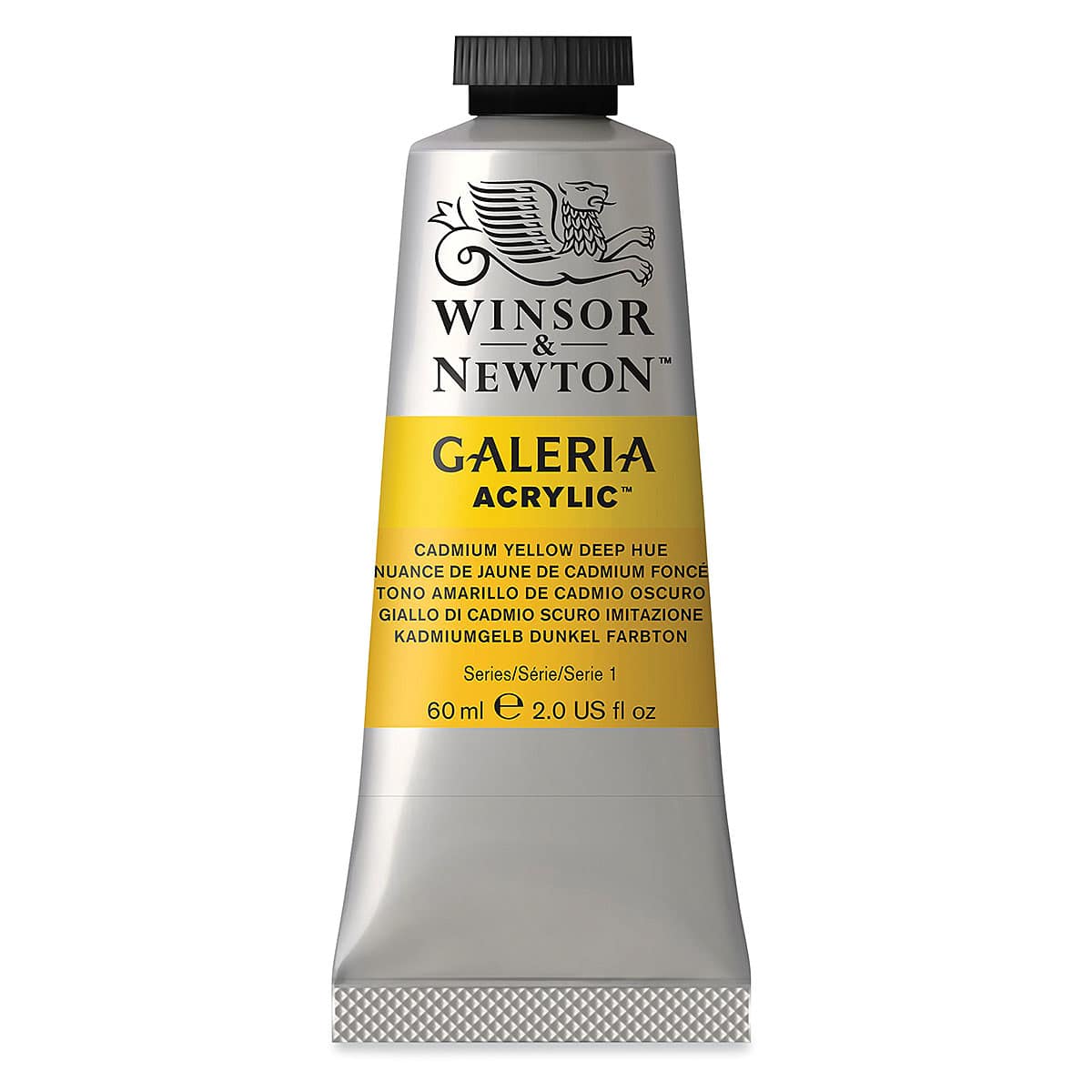 Winsor & Newton Galeria Flow Acrylics - Cadmium Yellow Deep Hue, 60 ml tube