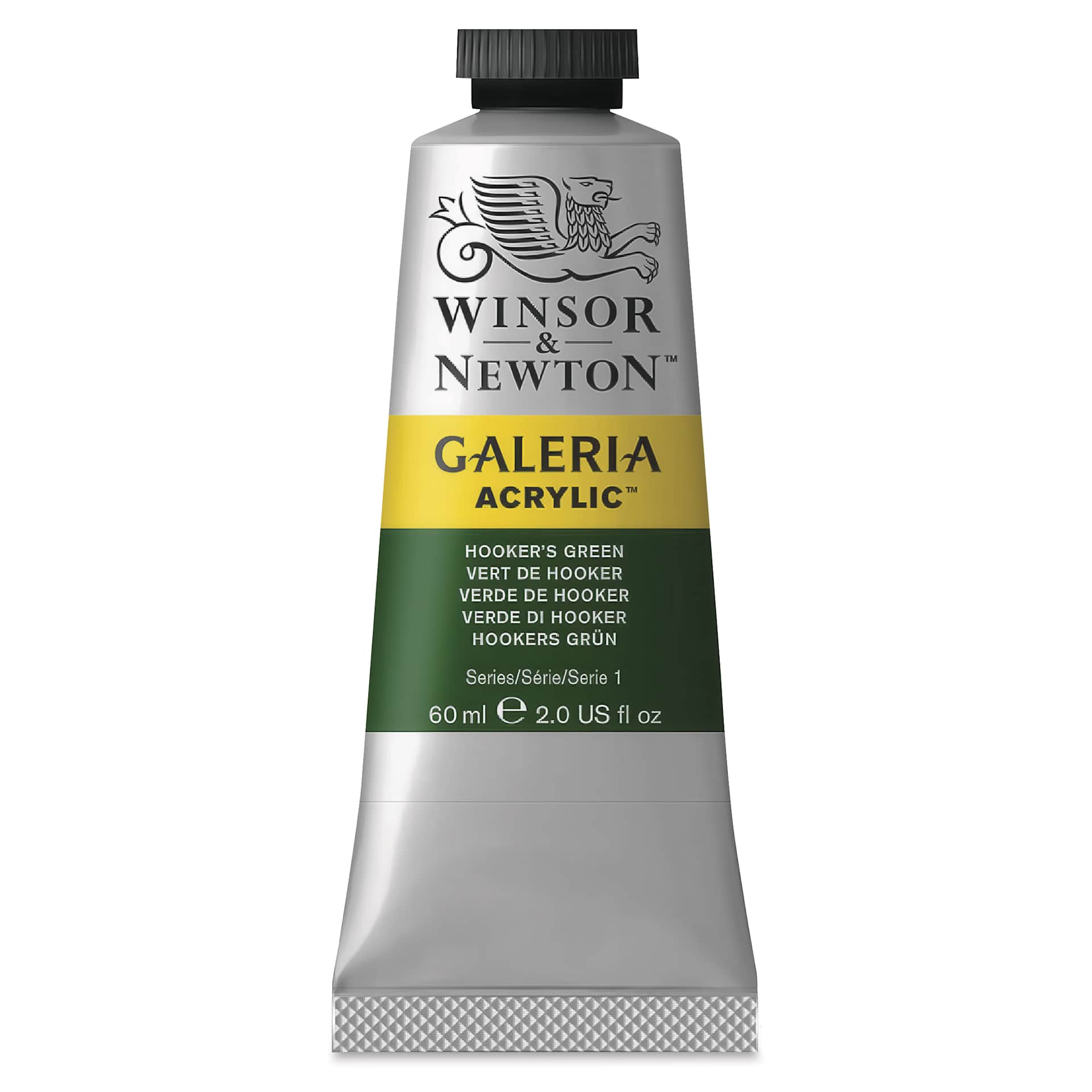 Winsor & Newton Galeria Flow Acrylics - Hooker's Green, 60 ml tube