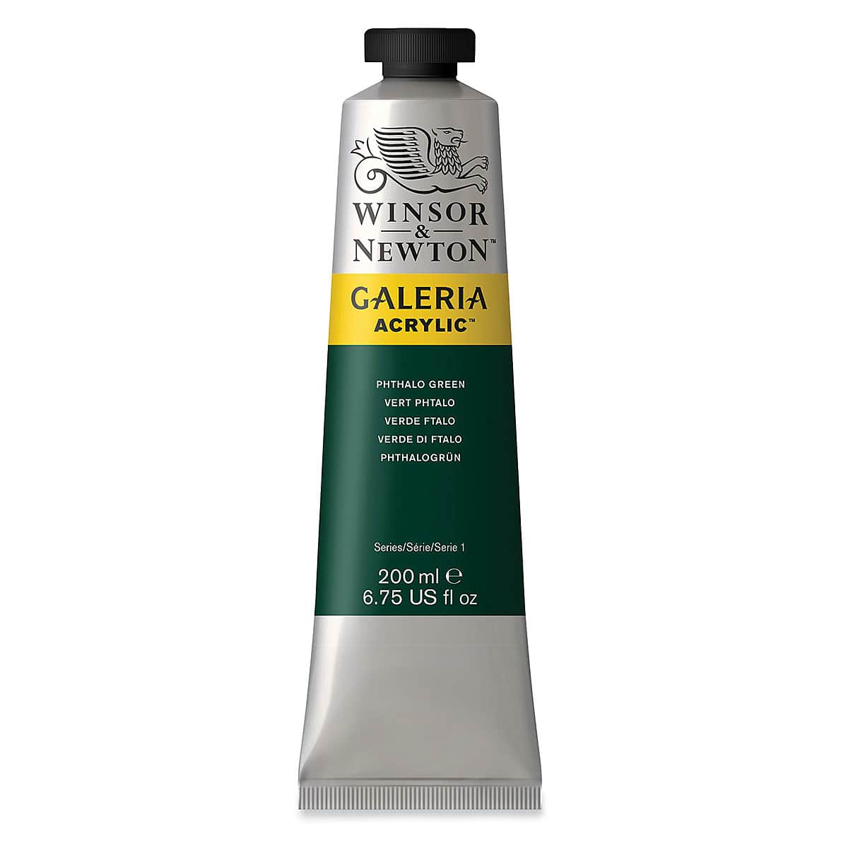 Winsor & Newton Galeria Flow Acrylics - Phthalo Green, 200 ml tube