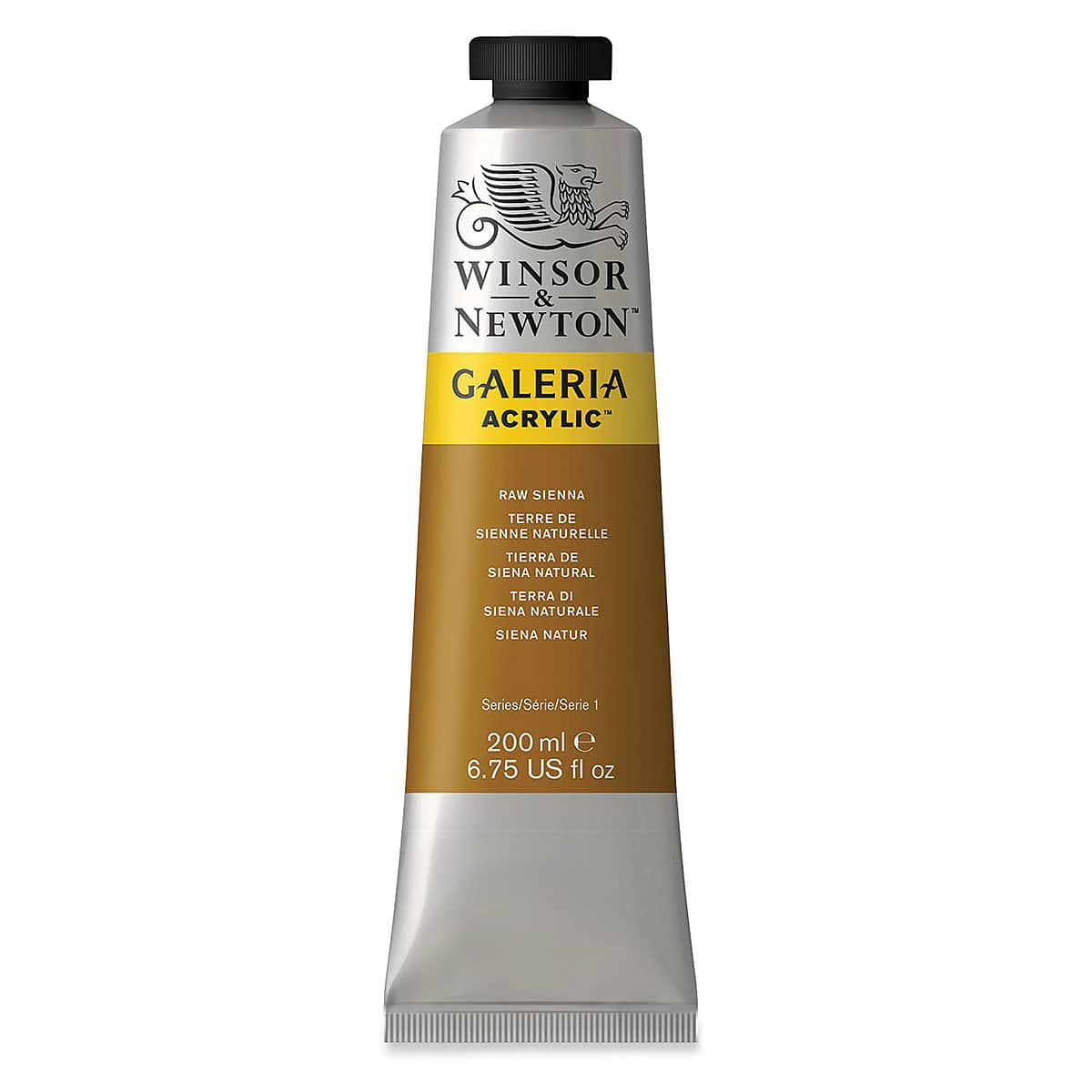 Winsor & Newton Galeria Flow Acrylics - Raw Sienna, 200 ml tube