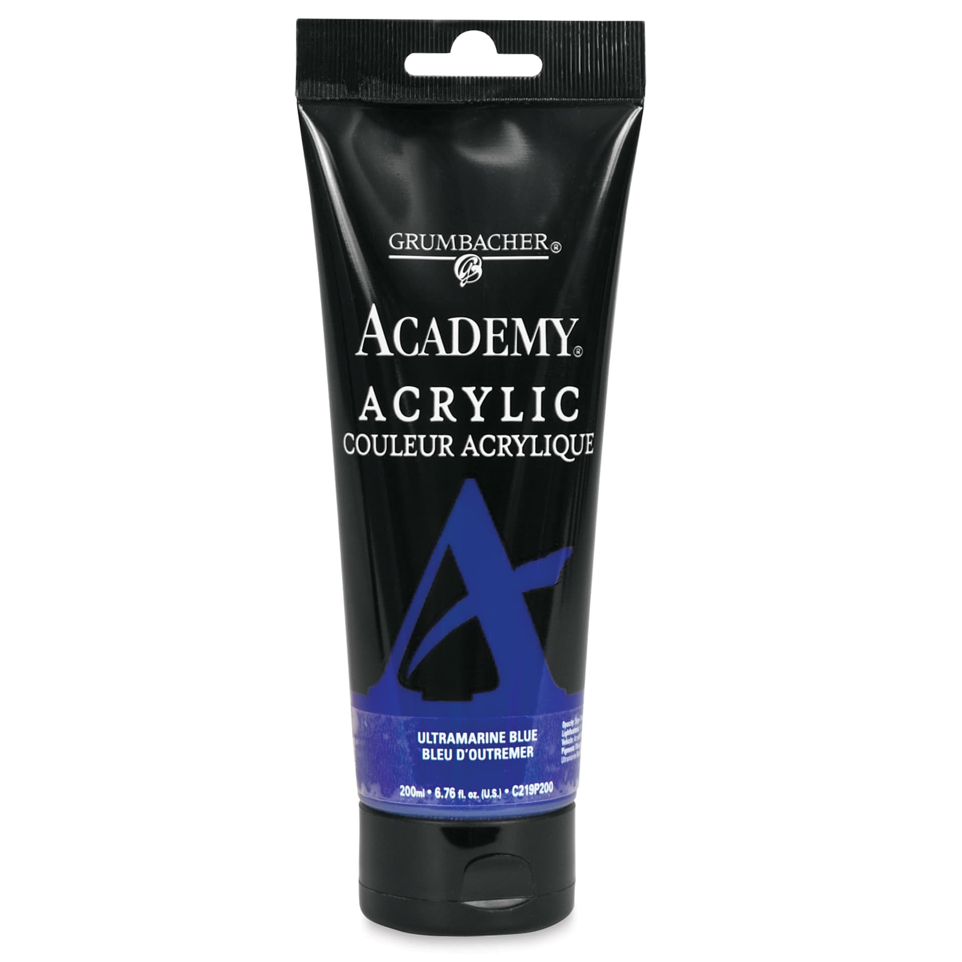 Grumbacher Academy Acrylic - Ultramarine Blue, 200 ml tube