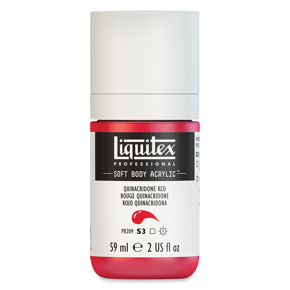 Liquitex Soft Body Acrylics - Qunacridone Red 2oz Bottle Liquitex Soft Body Acrylics - Qunacridone Red 2oz Bottle