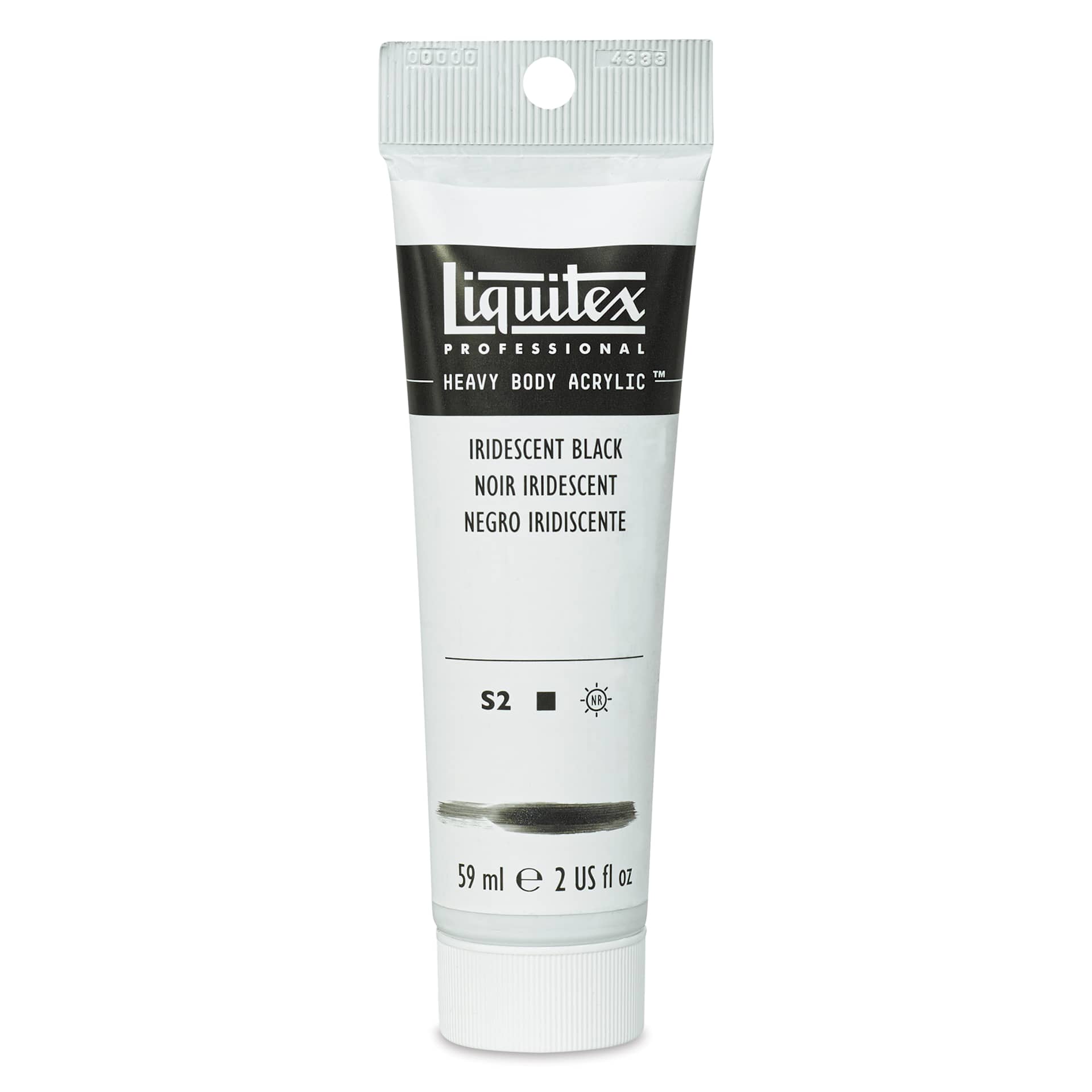 Liquitex Professional Heavy Body Acrylic Paint - Iridescent Black, 59 ml, Tube