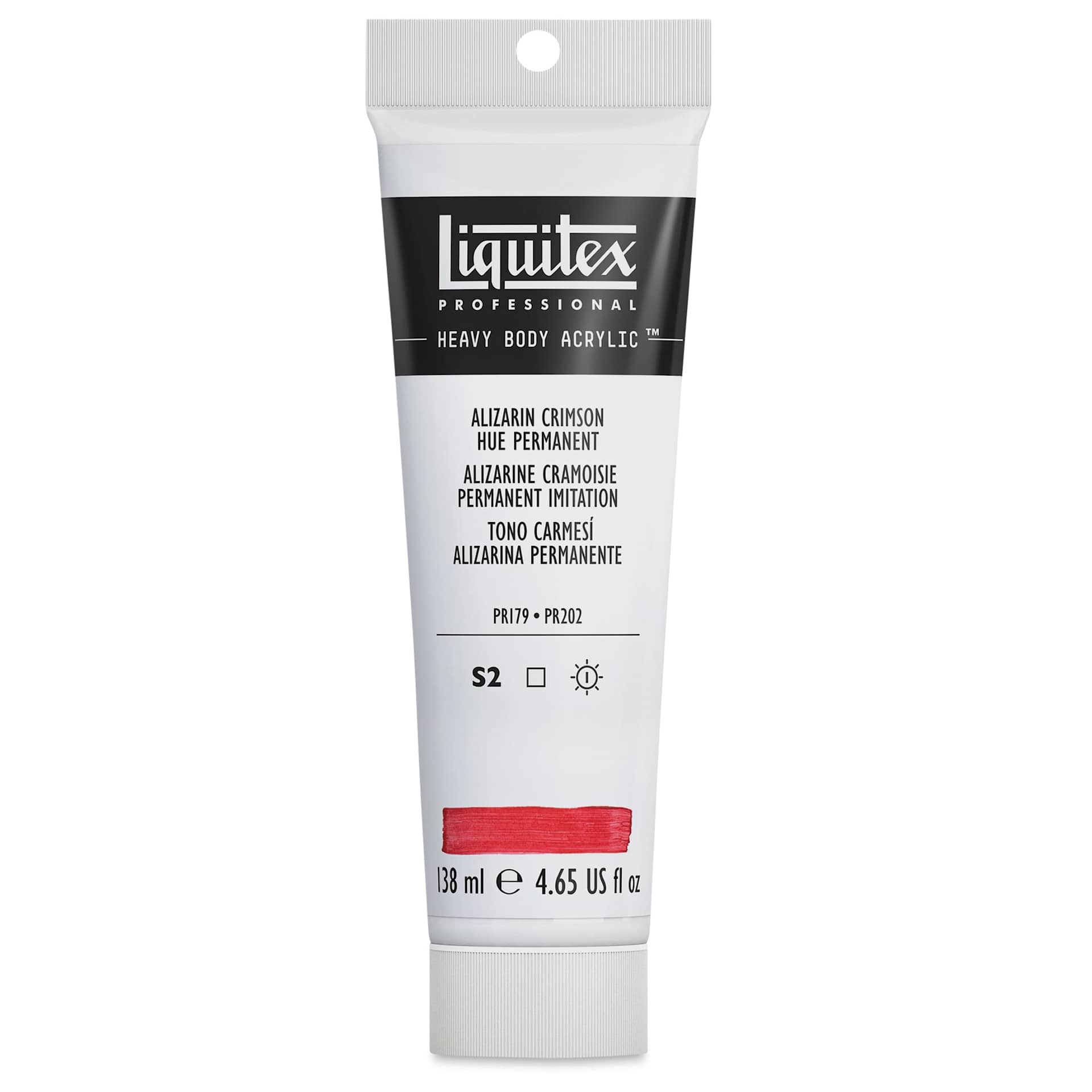 Liquitex Heavy Body Artist Acrylics - Alizarin Crimson Hue Permanent, 4.65 oz Tube