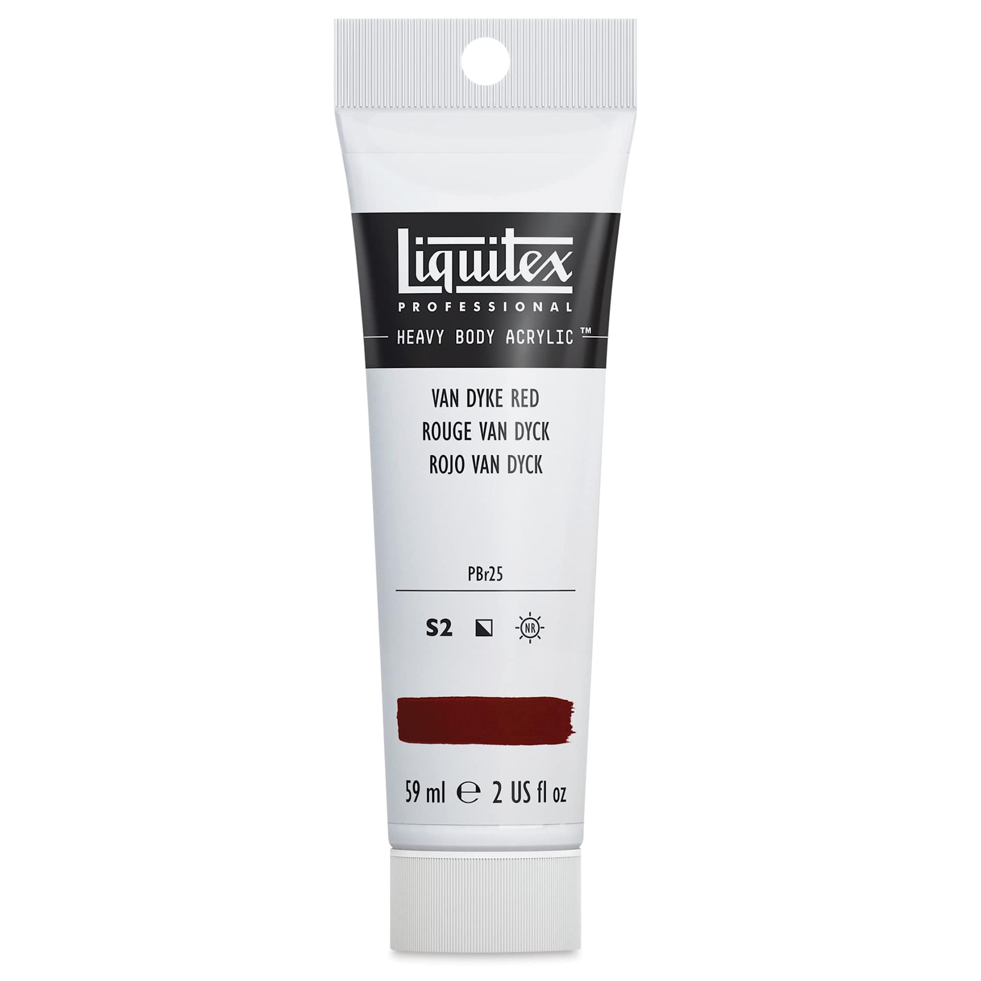 Liquitex Heavy Body Artist Acrylics - Van Dyke Red, 2 oz Tube Liquitex Heavy Body Artist Acrylics - Van Dyke Red, 2 oz Tube