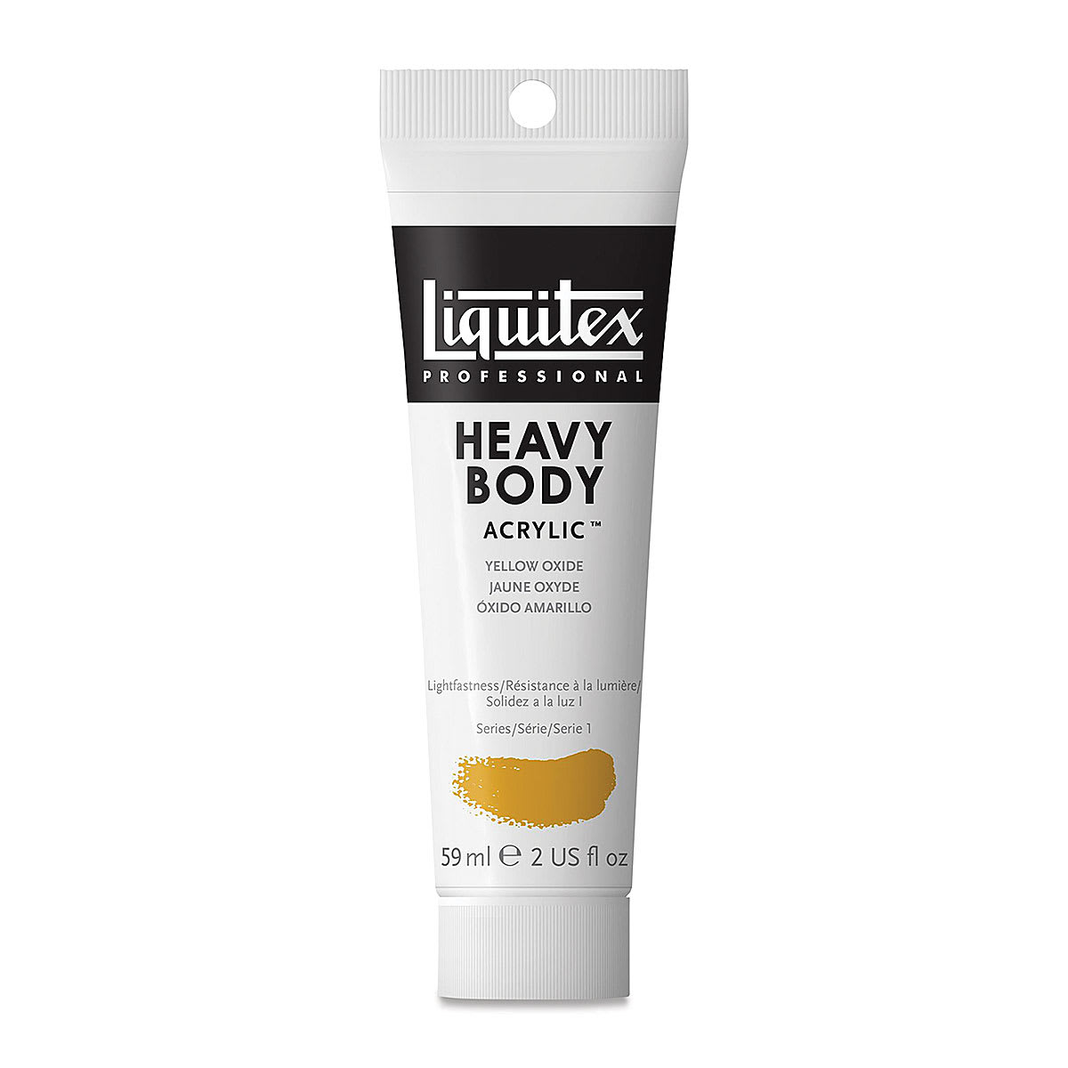 Liquitex Heavy Body Artist Acrylics - Yellow Oxide, 2 oz Tube