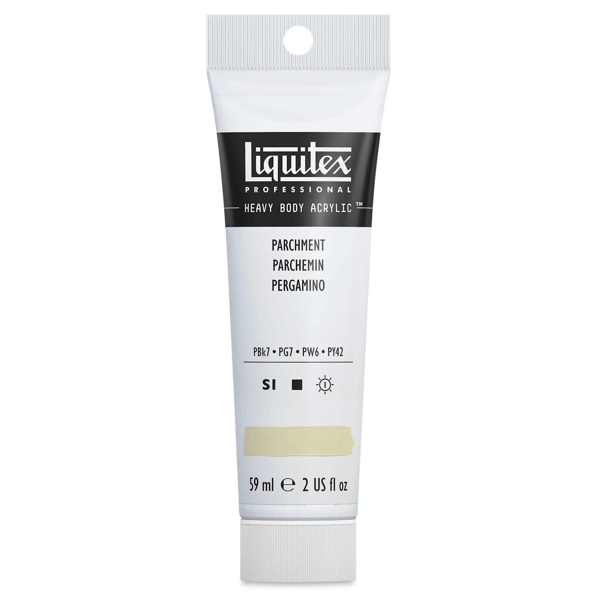 Liquitex Heavy Body Artist Acrylics - Parchment, 2 oz Tube