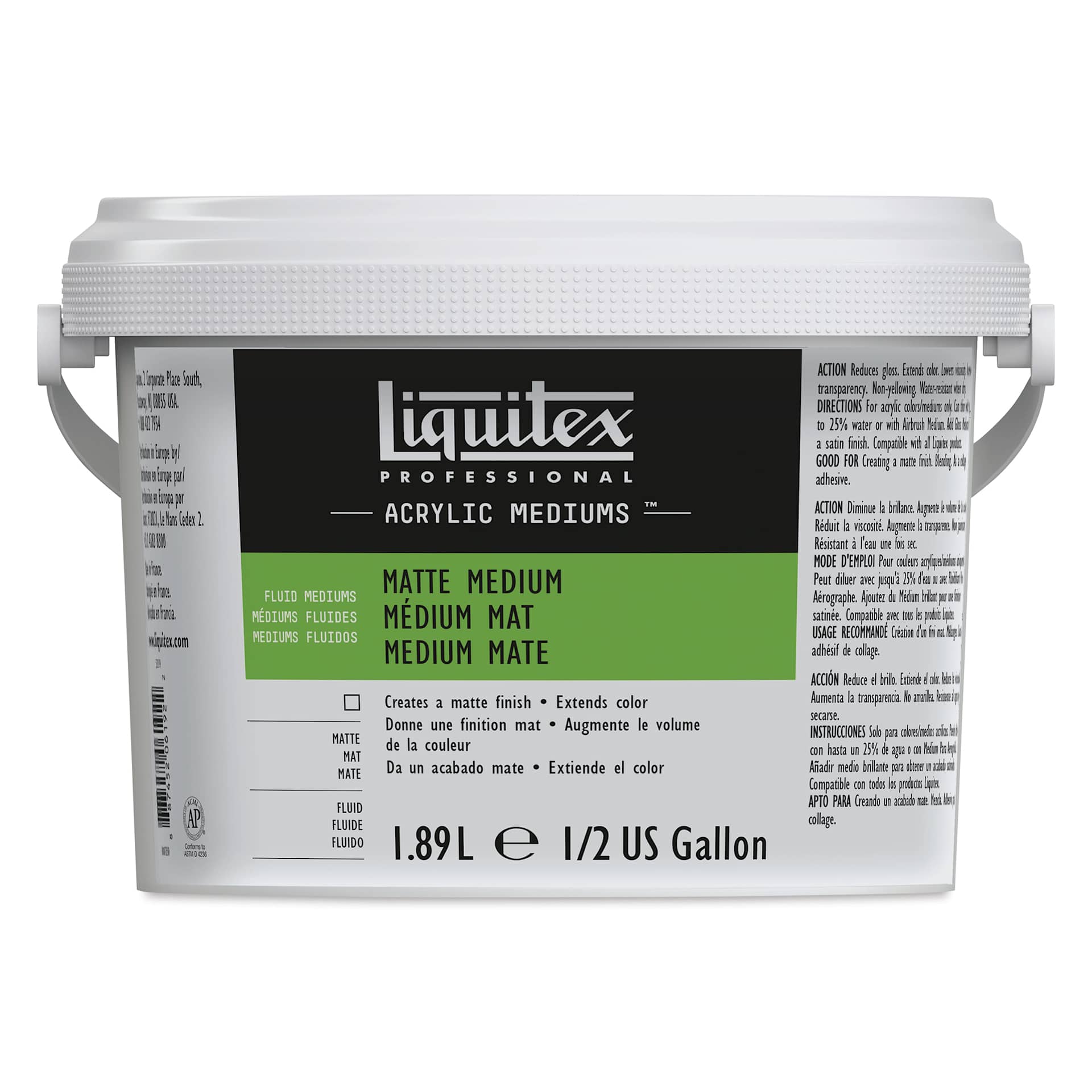 Liquitex Fluids Acrylic Medium - Matte, 1.89 L Liquitex Fluids Acrylic Medium - Matte, 1.89 L