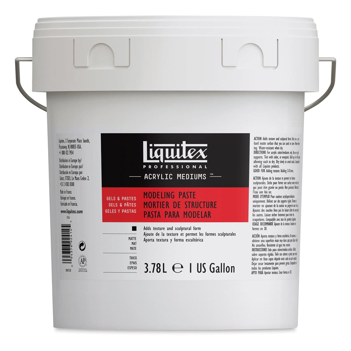 Liquitex Medium - Modeling Paste, 128 oz Liquitex Medium - Modeling Paste, 128 oz