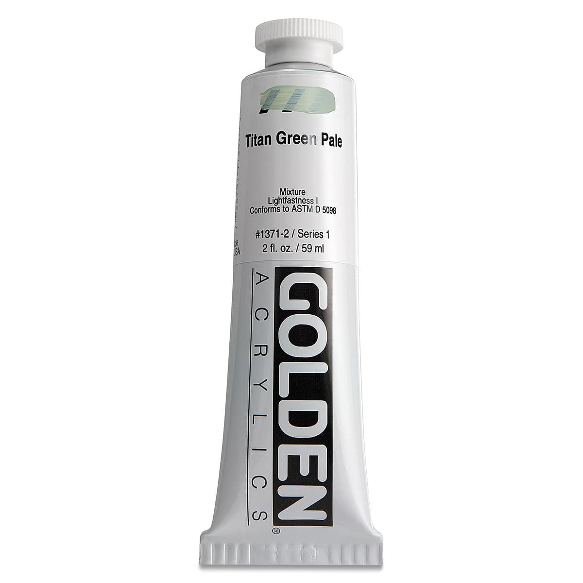 Golden Heavy Body Artist Acrylics - Titan Green Pale, 2 oz