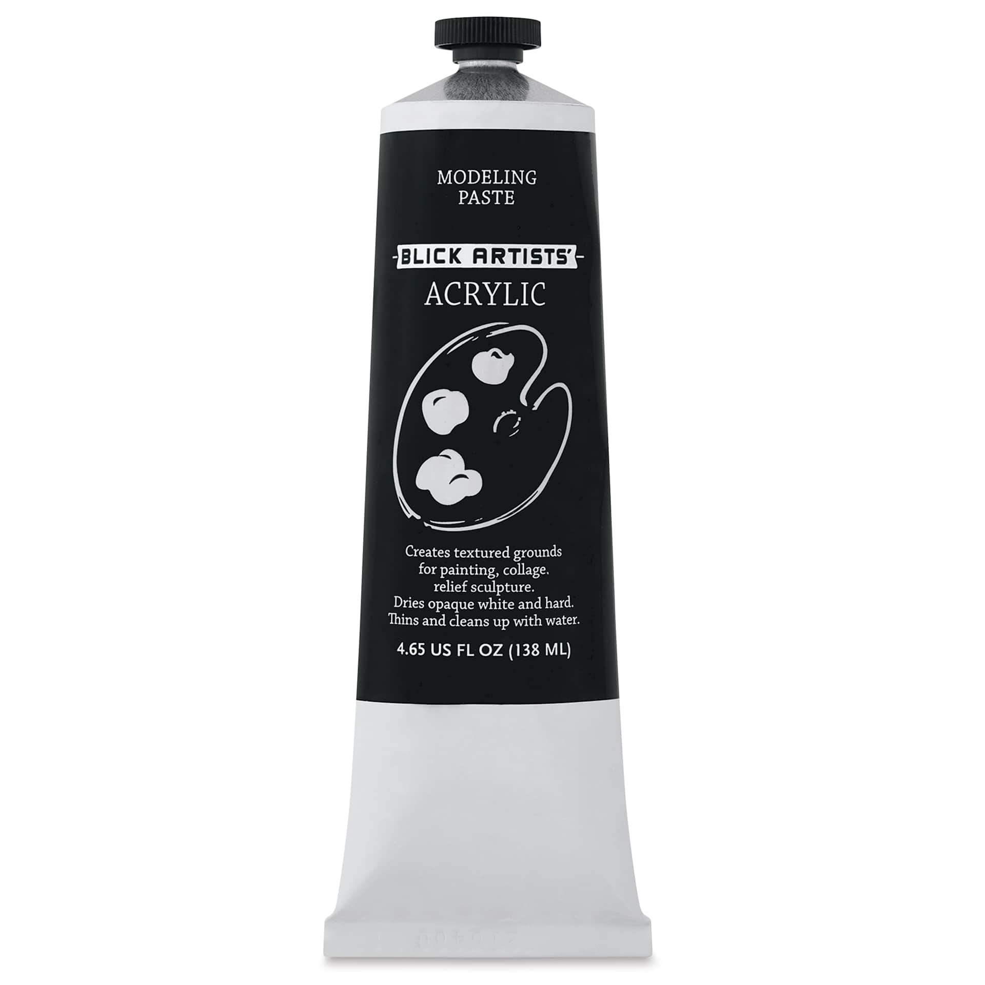 Blick Artists' Acrylic Medium - Blick Artists' Acrylic Modeling Paste, 4.65 oz tube Blick Artists' Acrylic Medium - Blick Artists' Acrylic Modeling Paste, 4.65 oz tube