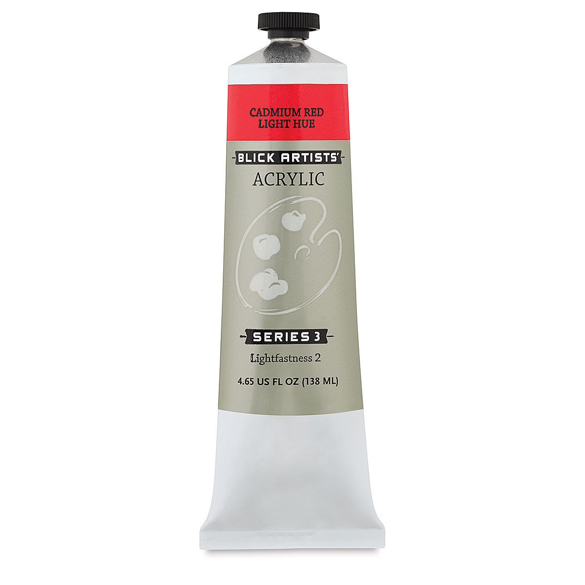 Blick Artists' Acrylic - Cadmium Red Light Hue, 4.65 oz tube