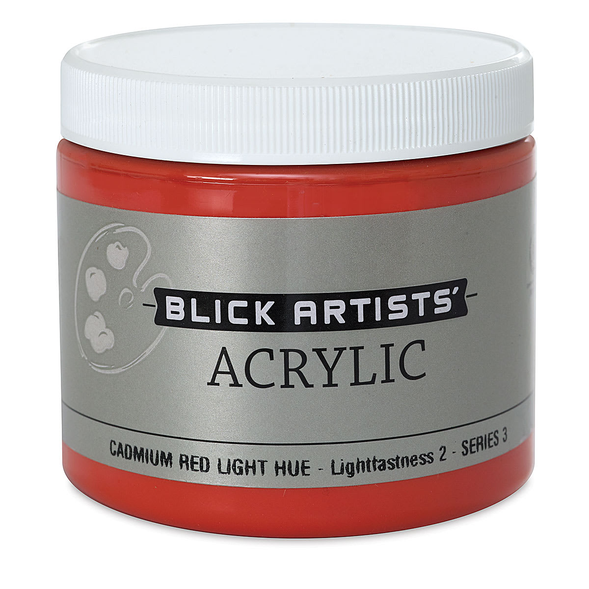 Blick Artists' Acrylic - Cadmium Red Light Hue, 16 oz jar