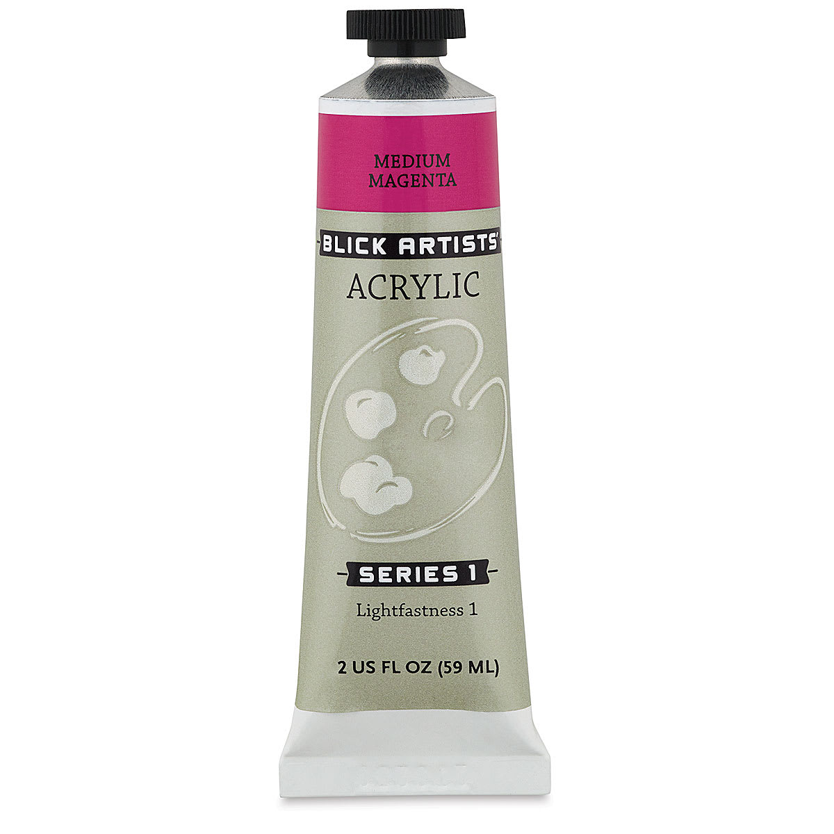 Blick Artists' Acrylic - Medium Magenta, 2 oz tube