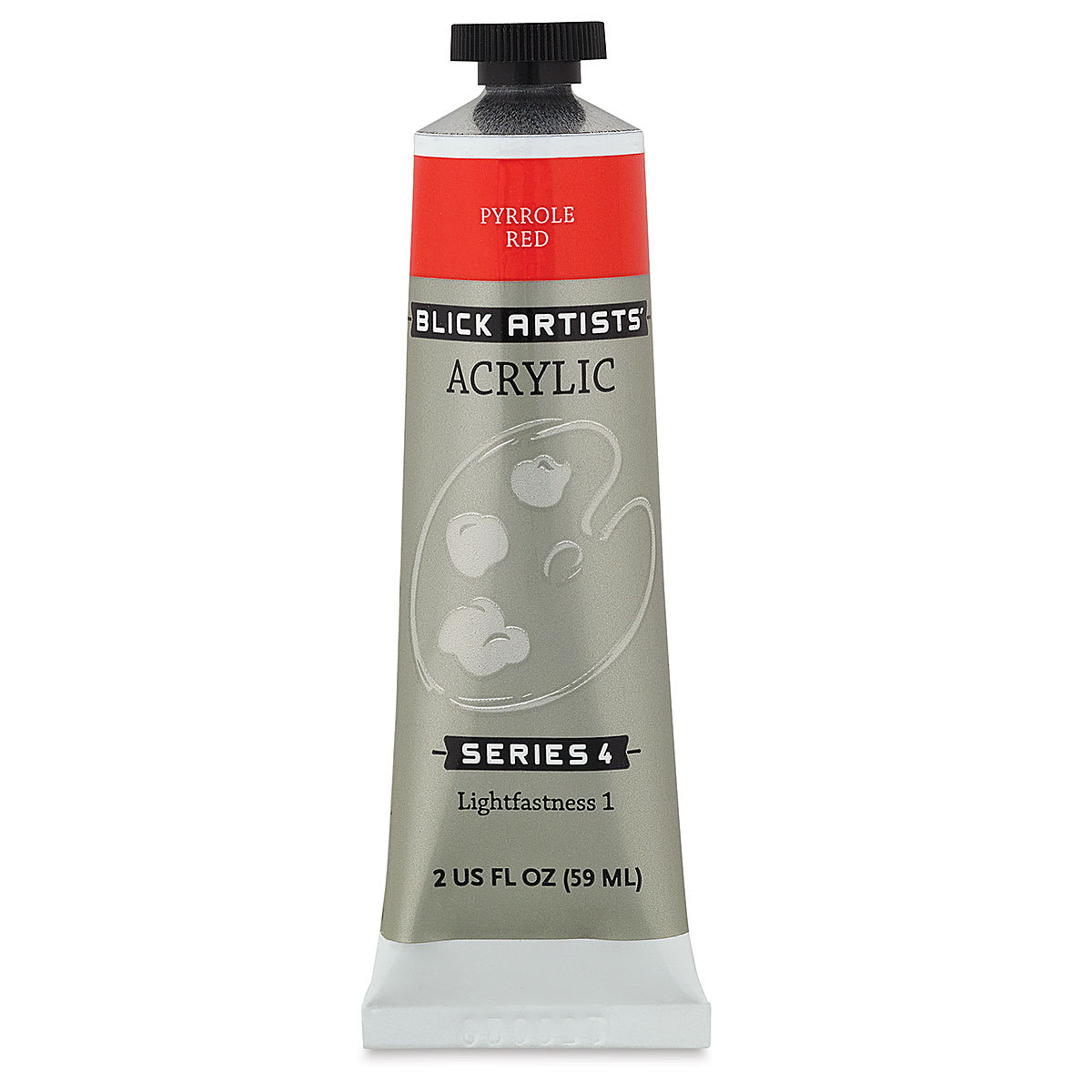 Blick Artists' Acrylic - Pyrrole Red, 2 oz tube