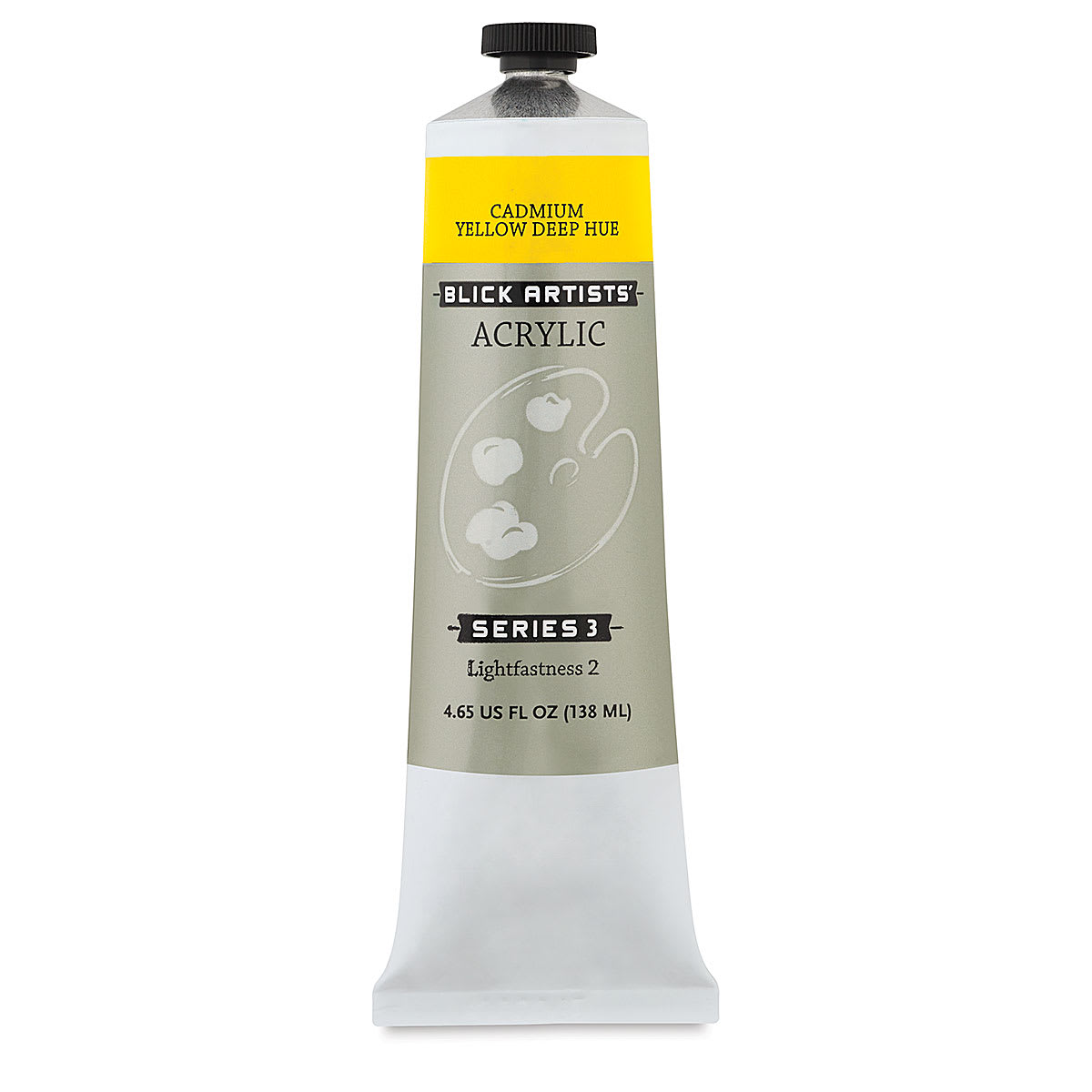 Blick Artists' Acrylic - Cadmium Yellow Deep Hue, 4.65 oz tube