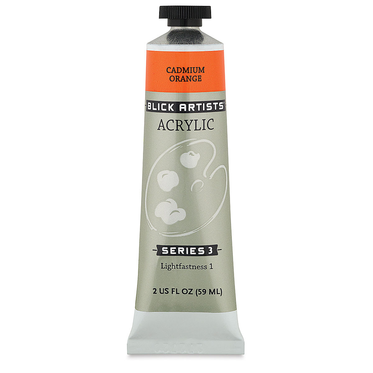 Blick Artists' Acrylic - Cadmium Orange, 2 oz tube