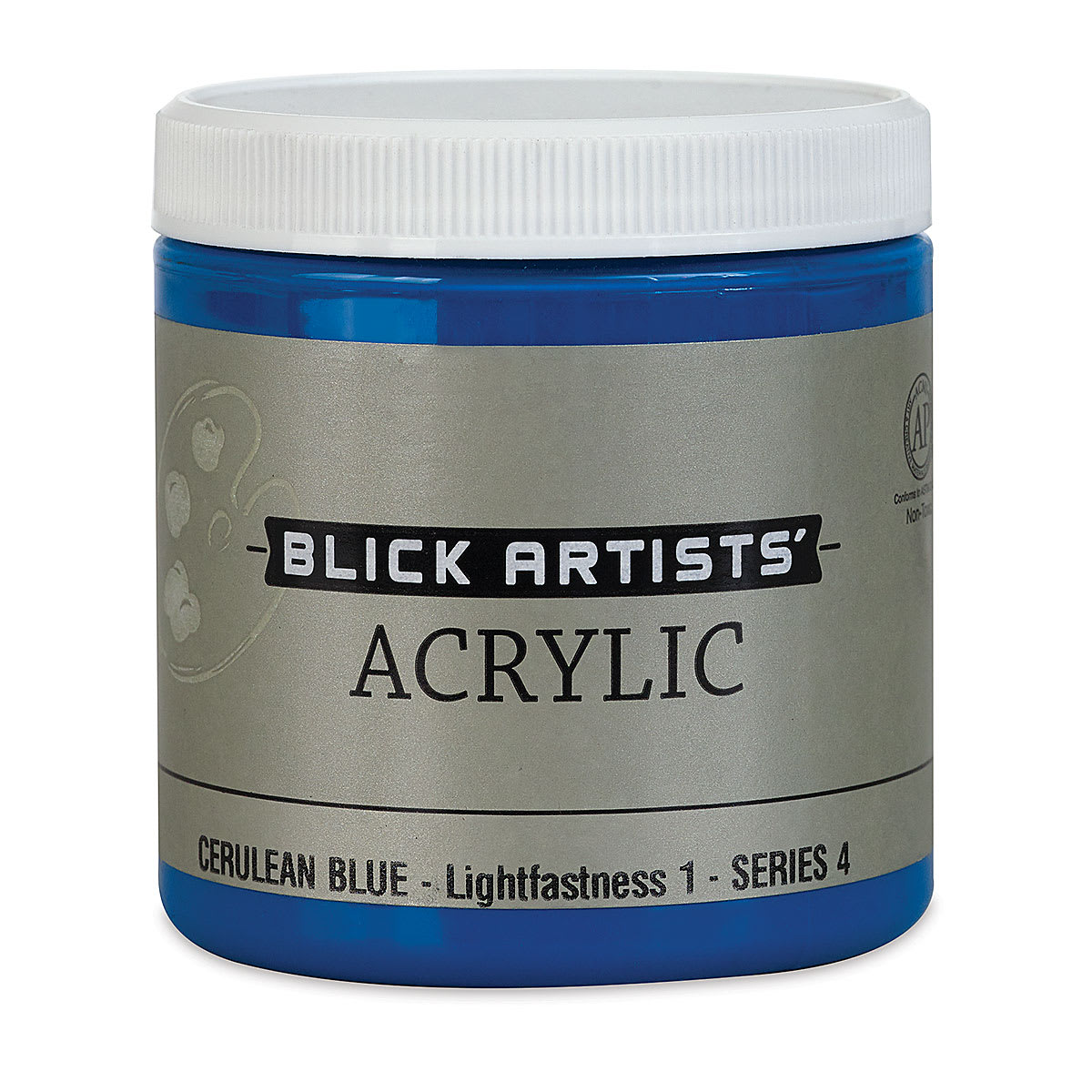 Blick Artists' Acrylic - Cerulean Blue, 8 oz jar