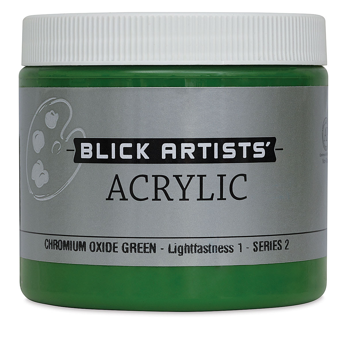Blick Artists' Acrylic - Chromium Oxide Green, 16 oz jar