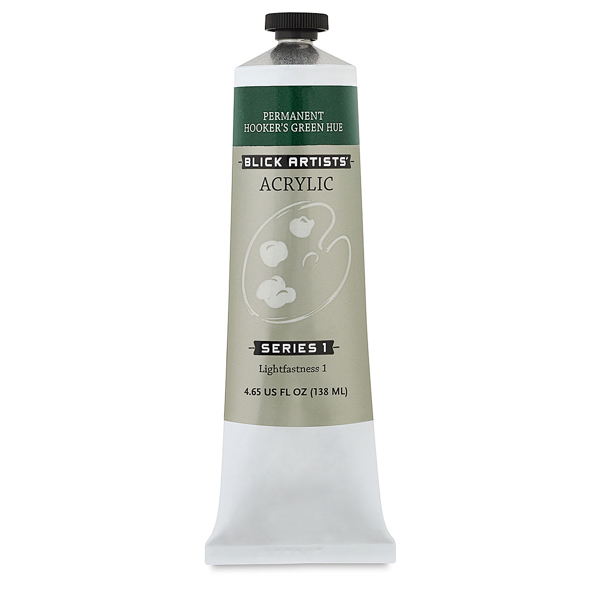 Blick Artists' Acrylic - Permanent Hooker's Green Hue, 4.65 oz tube