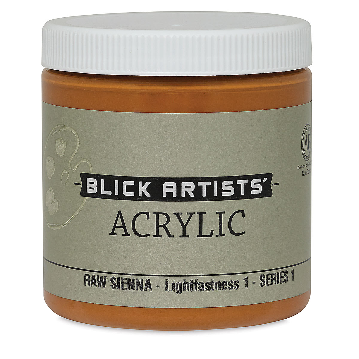 Blick Artists' Acrylic - Raw Sienna, 8 oz jar