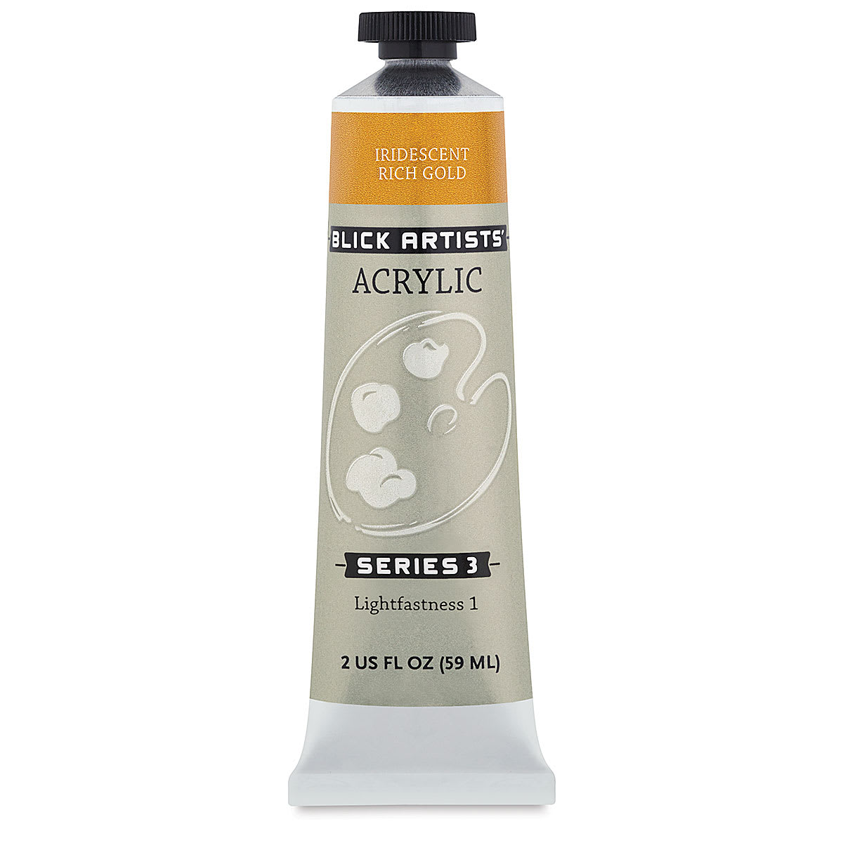 Blick Artists' Acrylic - Iridescent Rich Gold, 2 oz tube