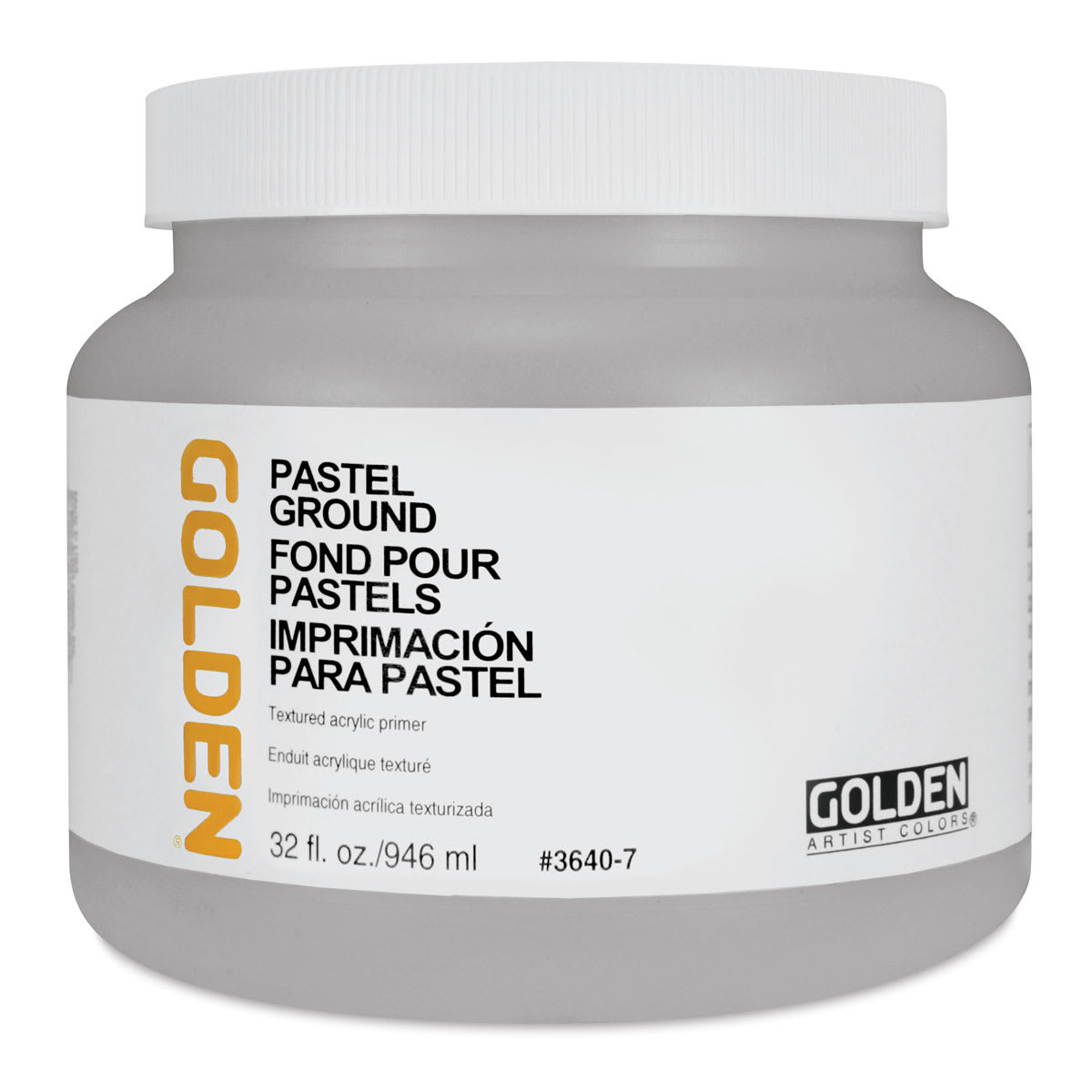 Golden Pastel Ground - Front of 32 oz jar shown Golden Pastel Ground - Front of 32 oz jar shown