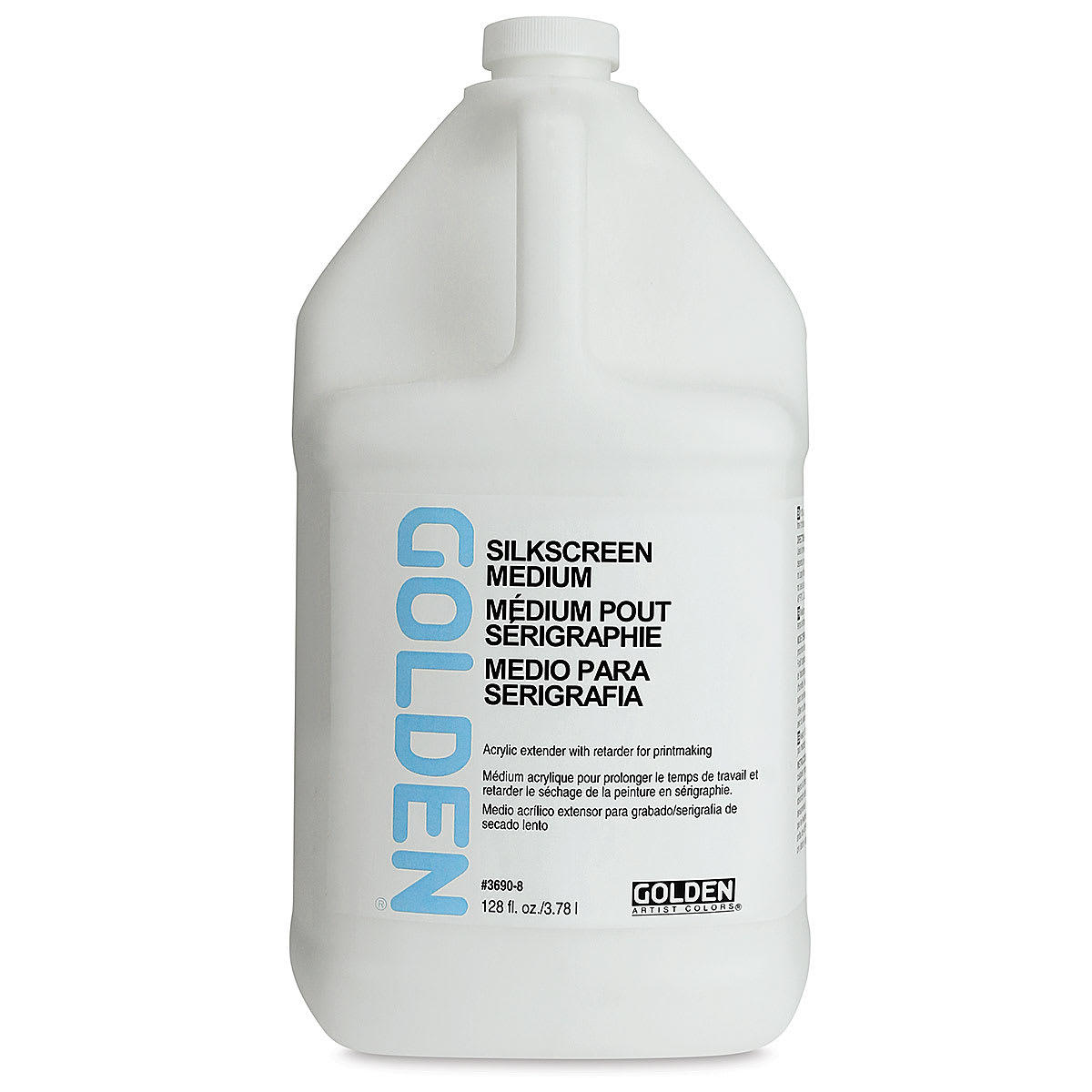Golden Silkscreen Medium, 128 oz tub