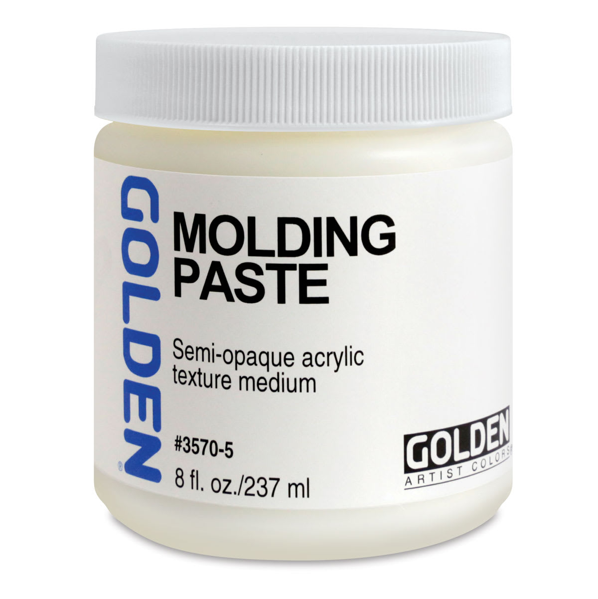 Golden Molding Paste Medium - 8 oz jar Golden Molding Paste Medium - 8 oz jar